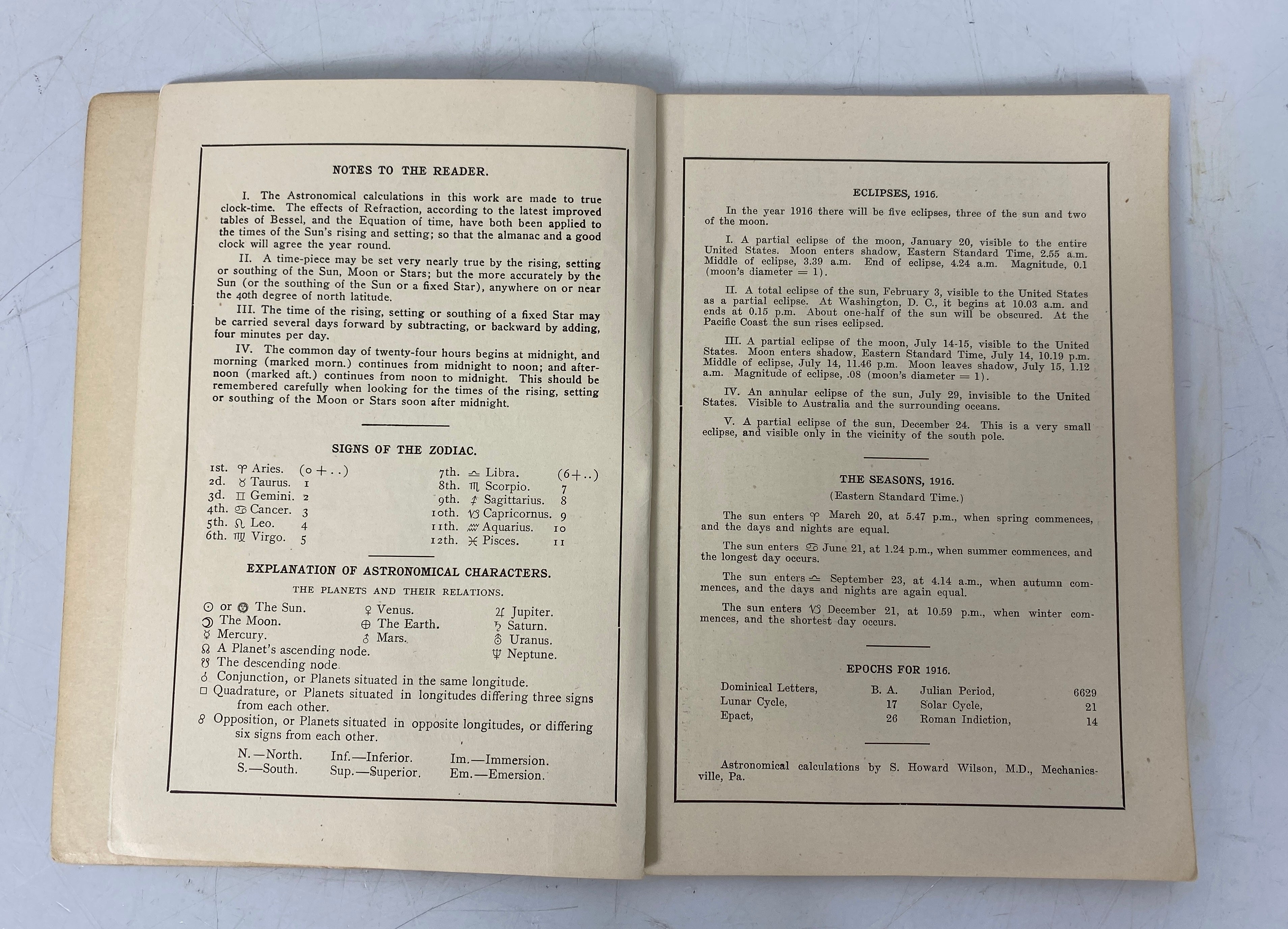 5 Antique Almanac & Year Books First National Bank NJ 1916-1920(2) SC