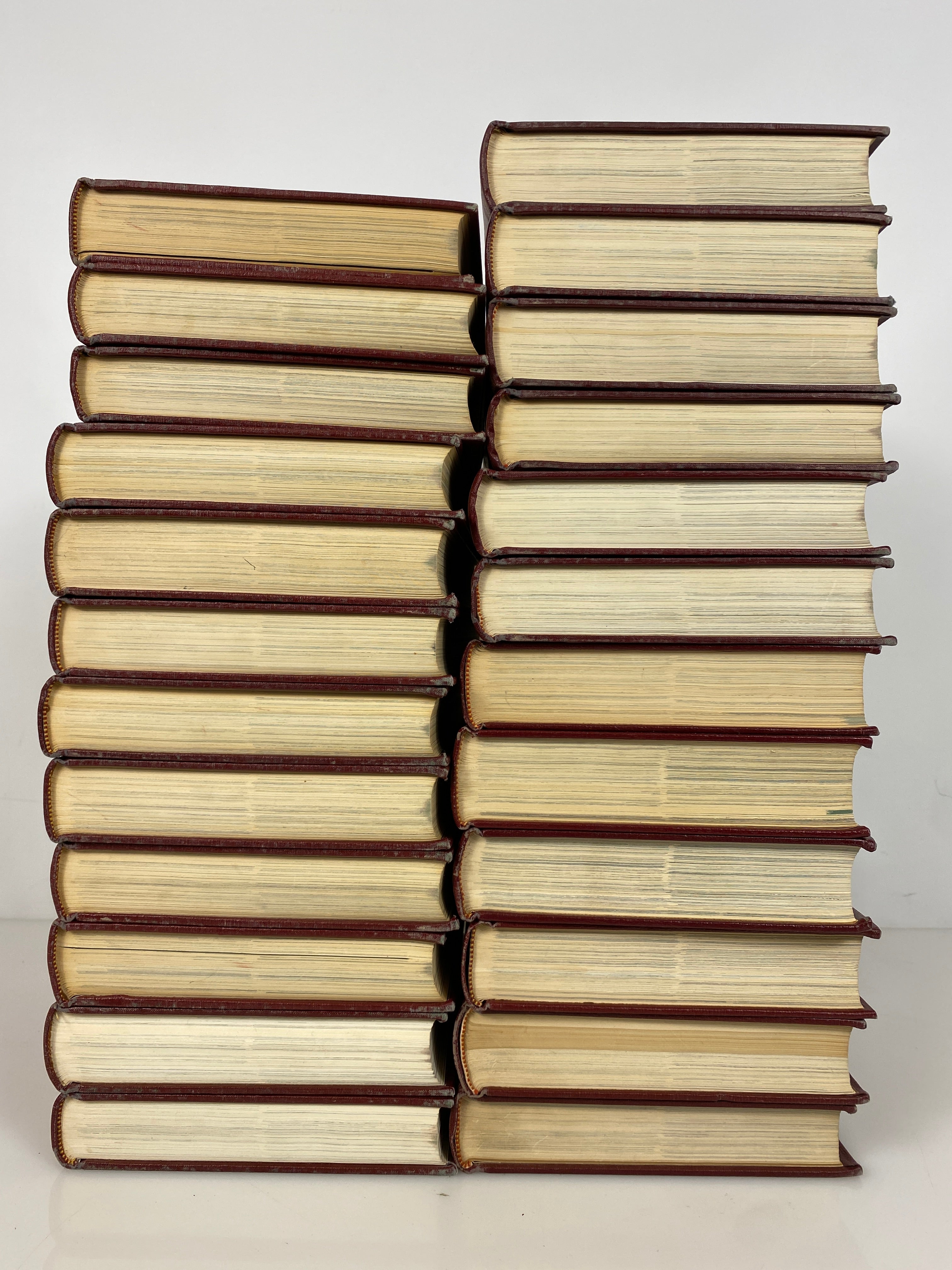 24 Volumes: Complete 1953 The American Peoples Encyclopedia w 4 Yearbooks HC