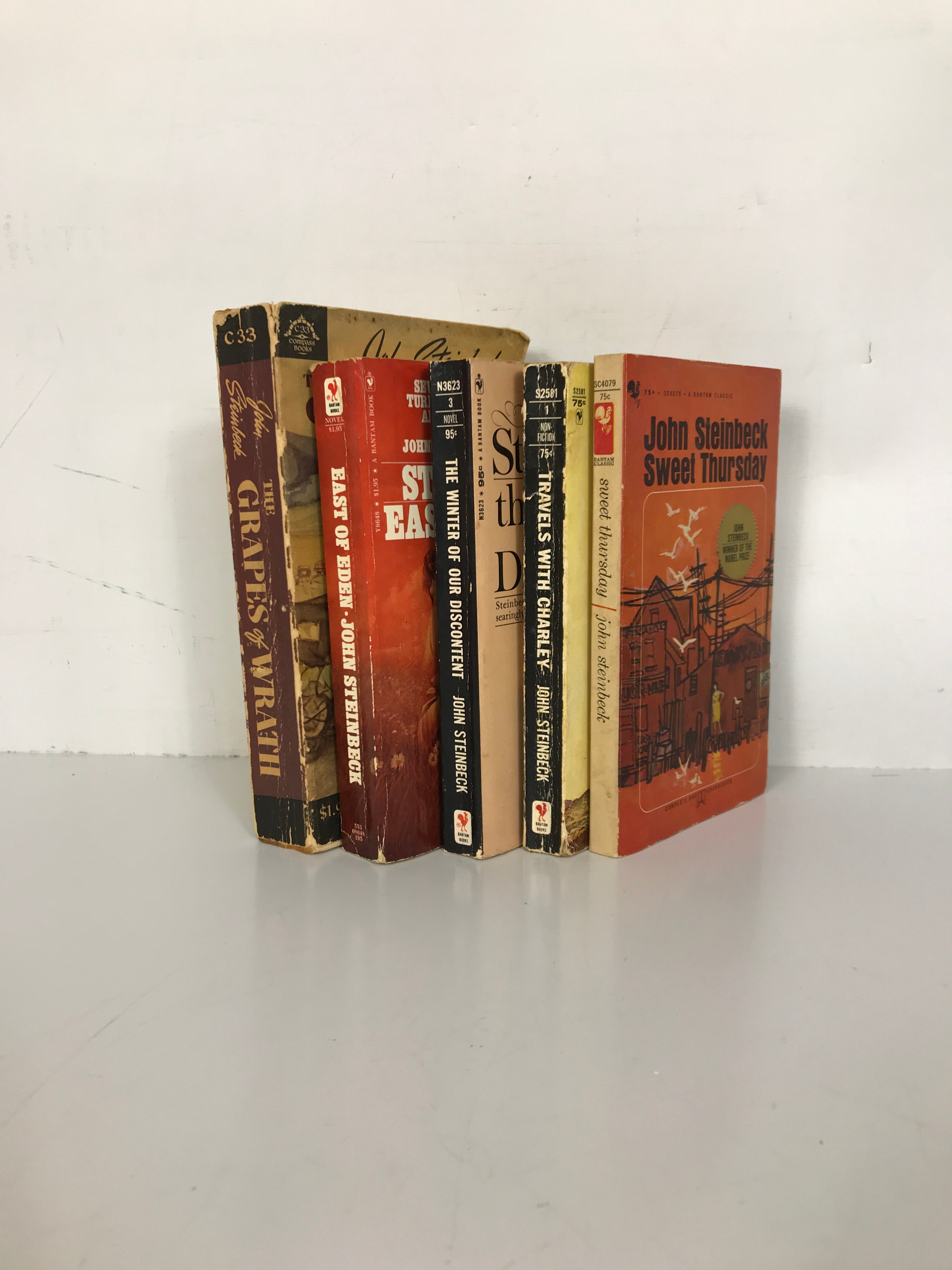 Lot of 5 John Steinbeck PB Classics:1963-1974 PB
