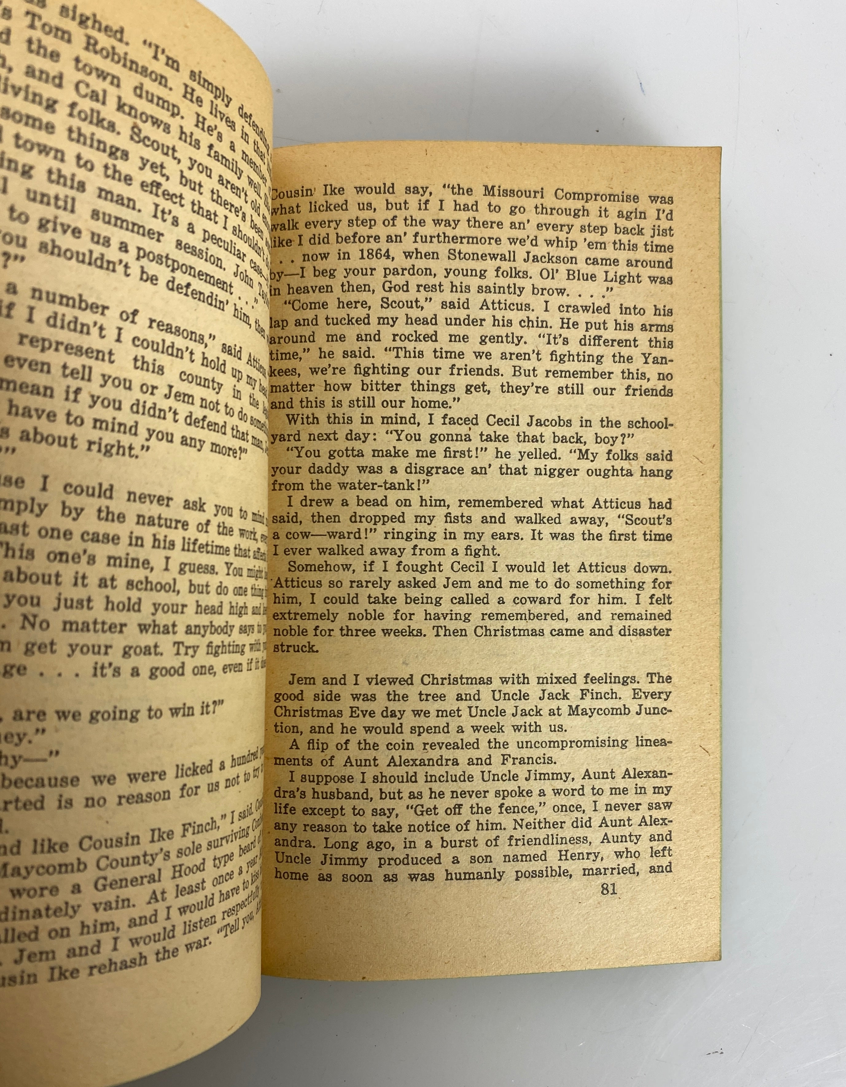 To Kill a Mockingbird by Harper Lee Popular Library 1962 SC