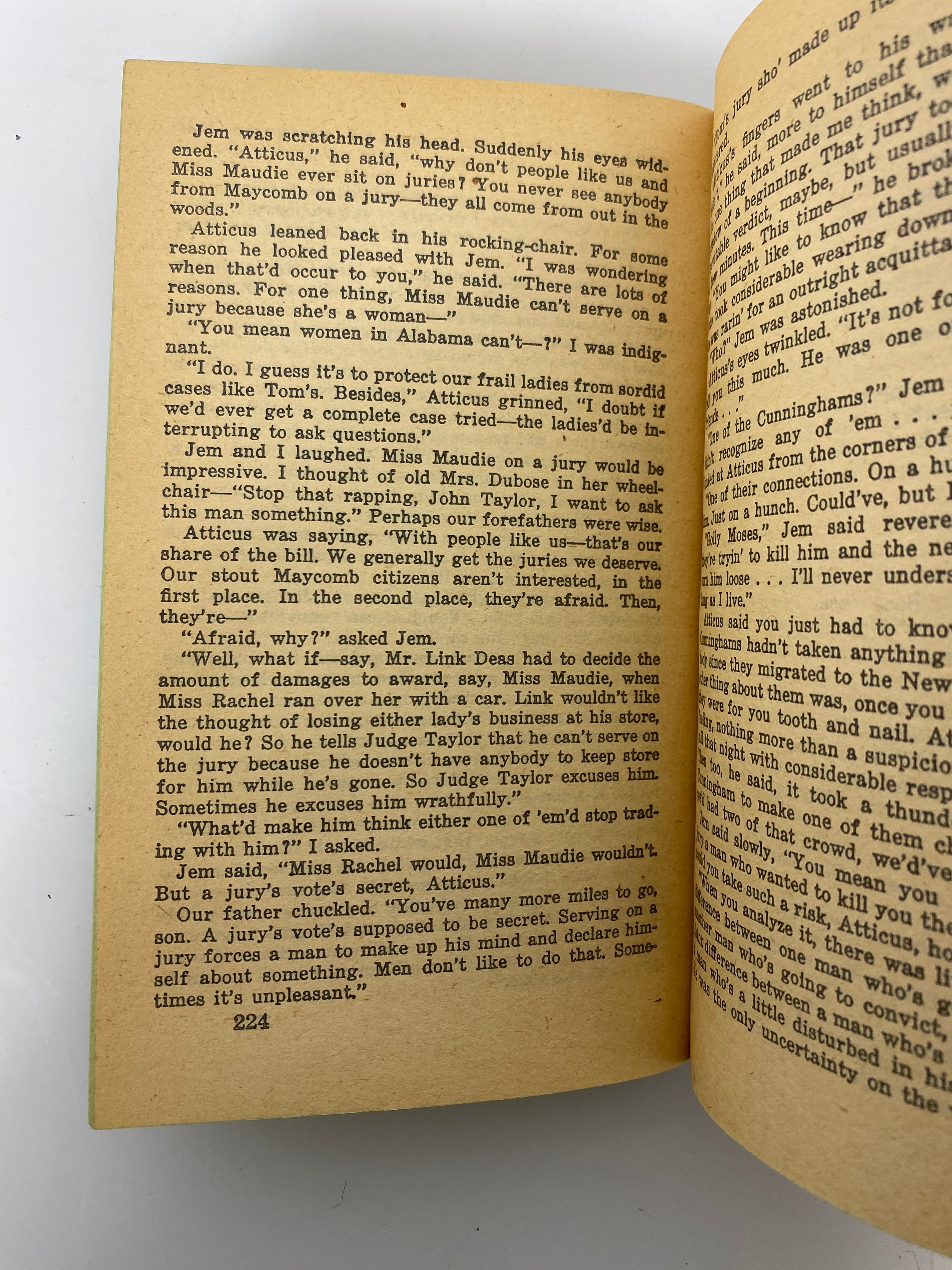 To Kill a Mockingbird by Harper Lee Popular Library 1962 SC