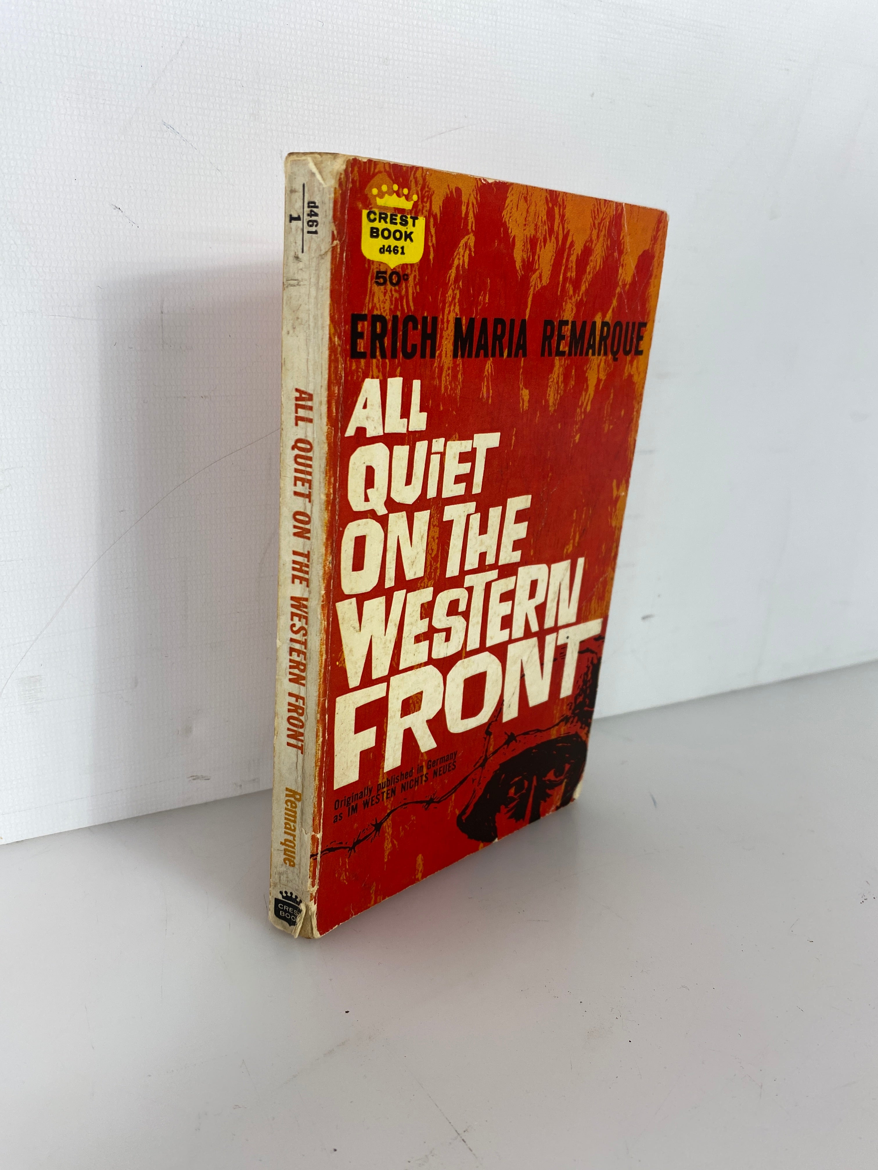 All Quiet on the Western Front by Remarque Fawcett Publications 1965 SC