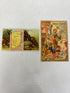 2 Antiq Victorian Trade Cards: Imperial Granum/Arbuckle's Ariosa Coffee Indiana