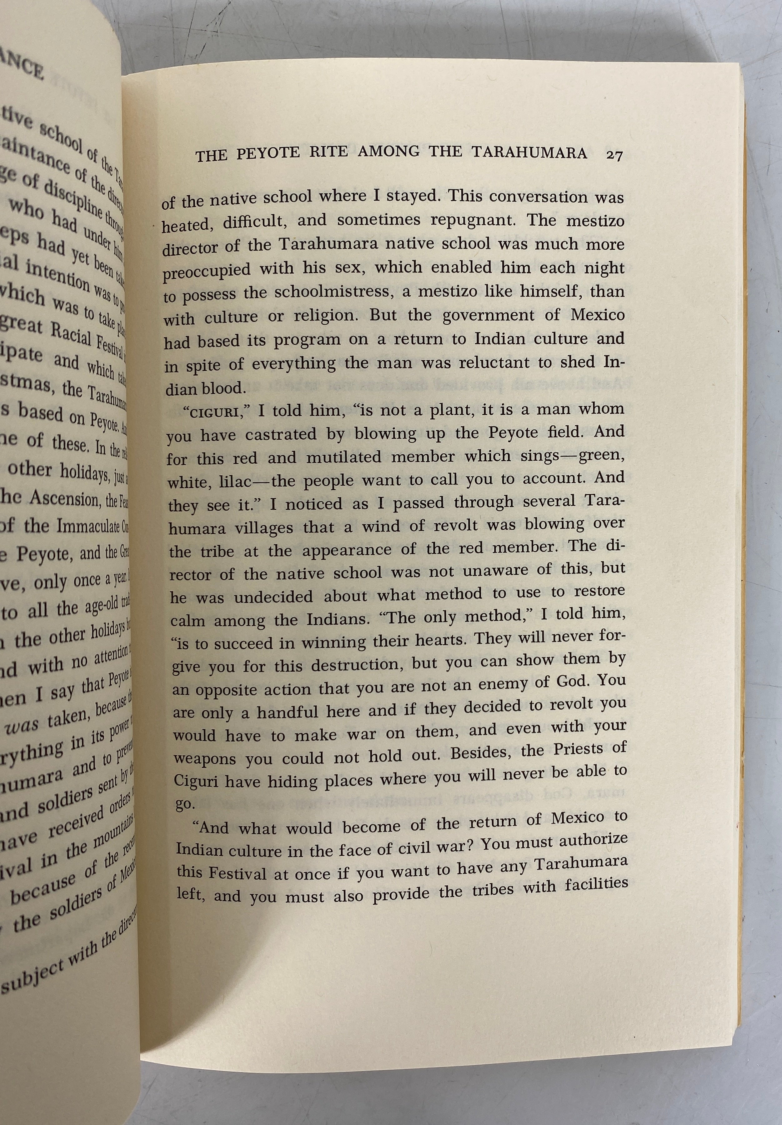 The Peyote Dance by Antonin Artaud 1976 1st Noonday Ed SC