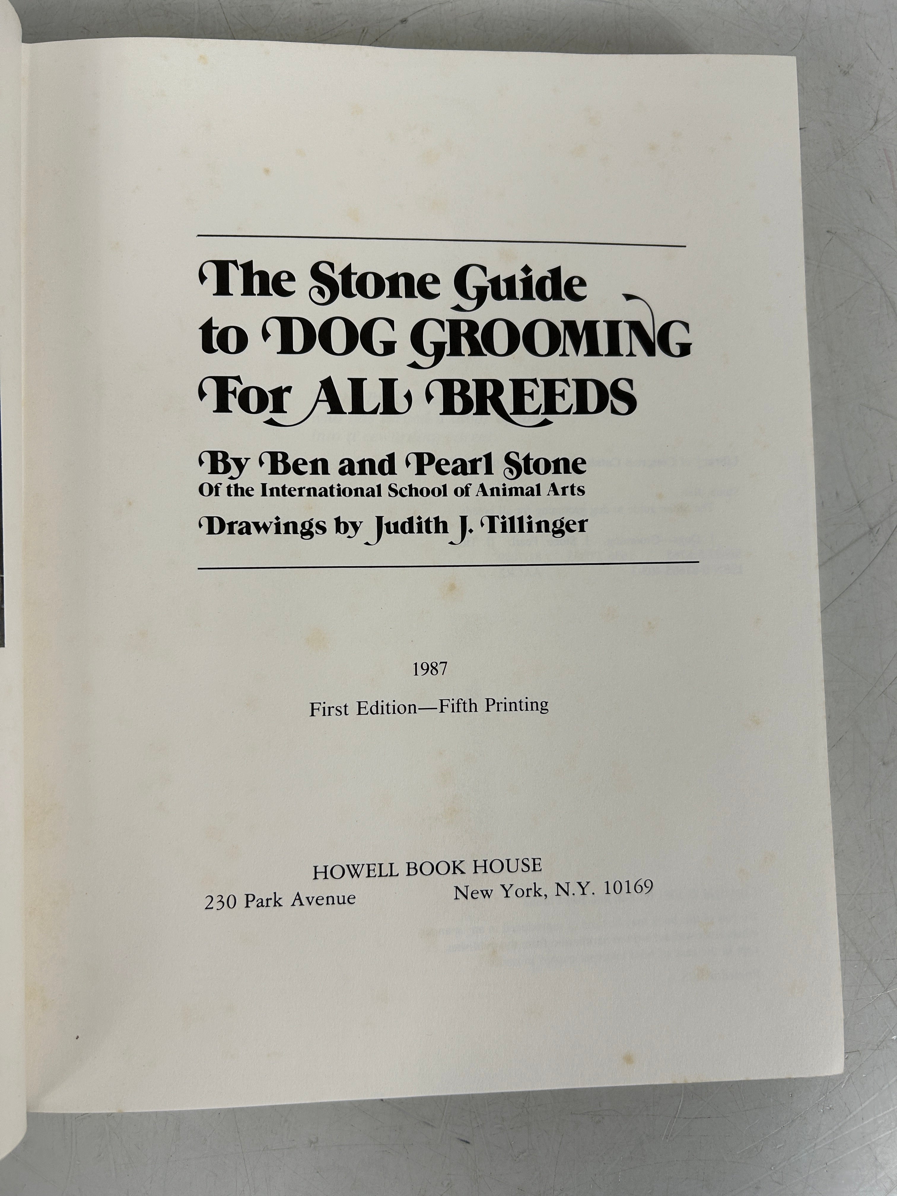 The Stone Guide to Dog Grooming For All Breeds Hardcover