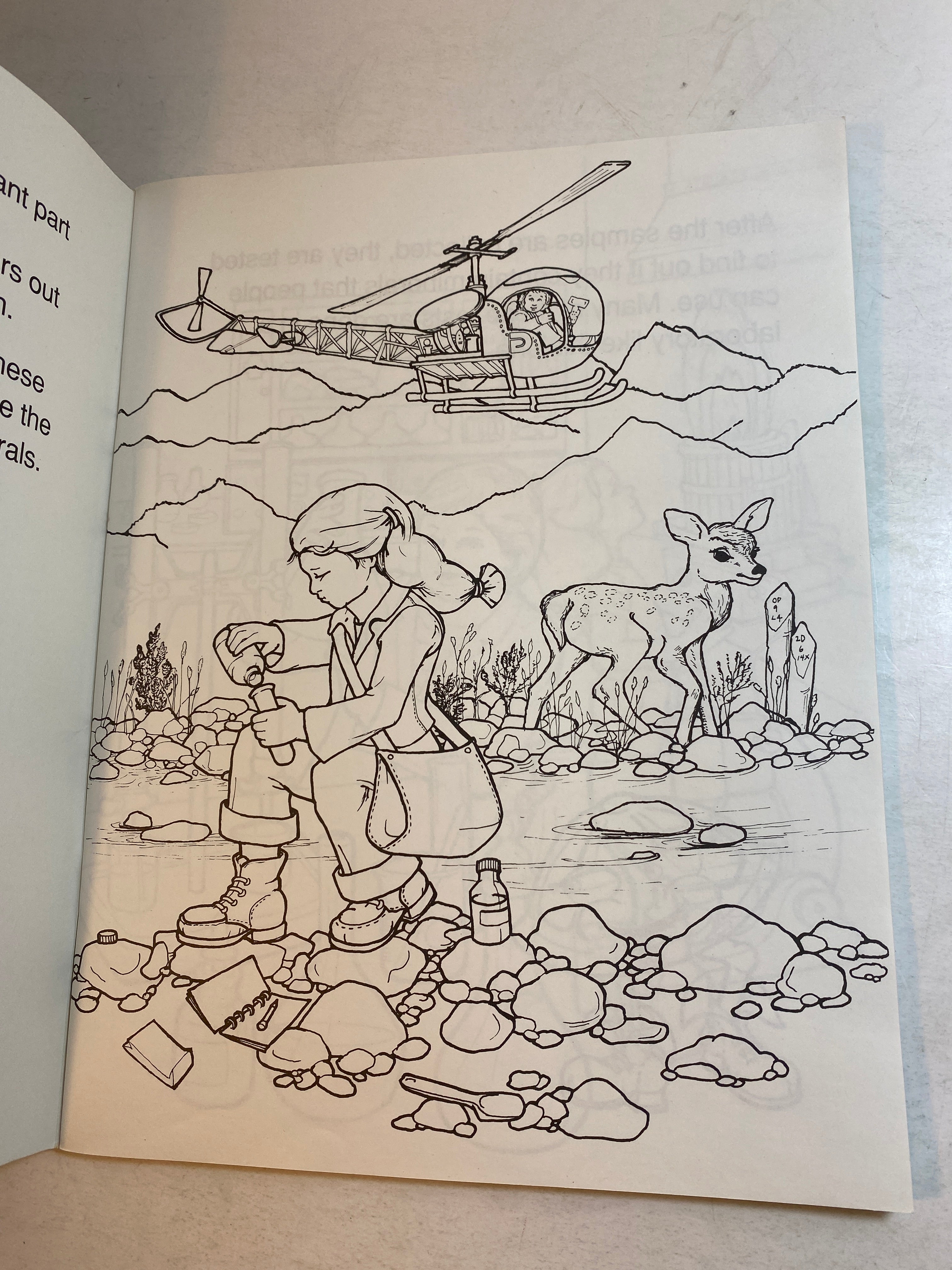 What's a Mine Coloring Book Placer Dome 1990 SC
