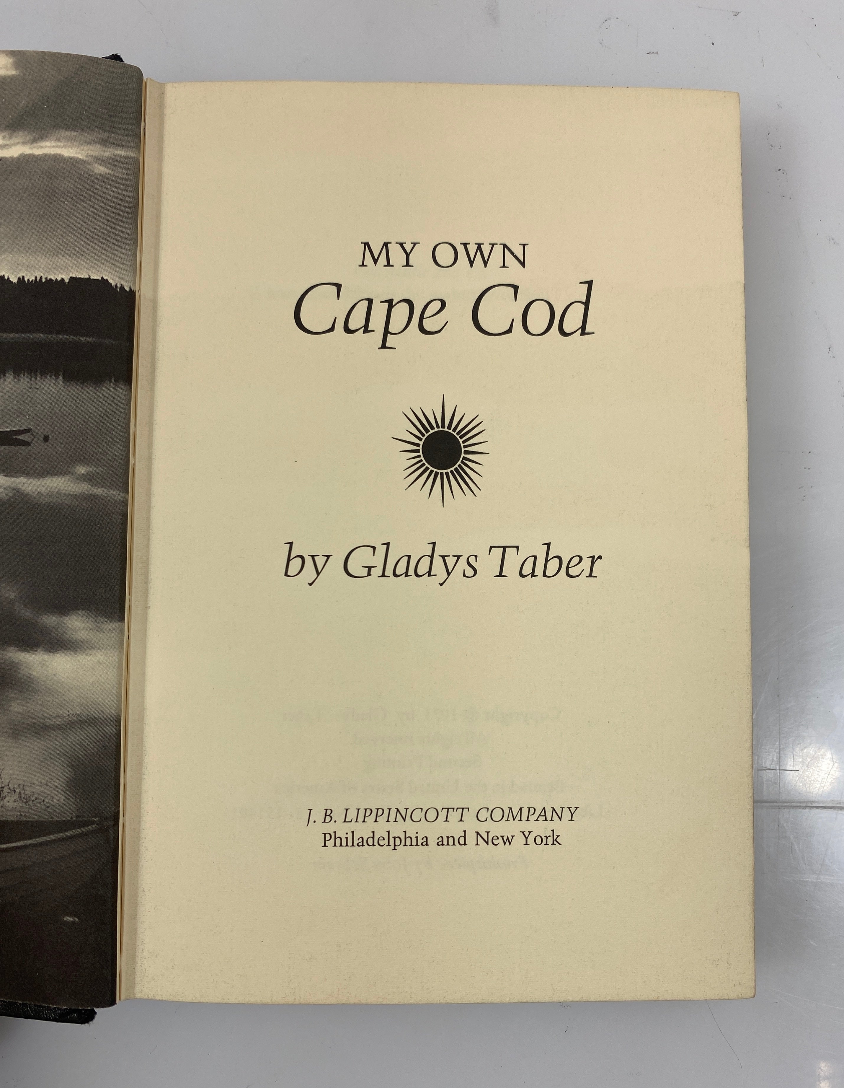 My Own Cape Cod Gladys Taber 1971 HCDJ