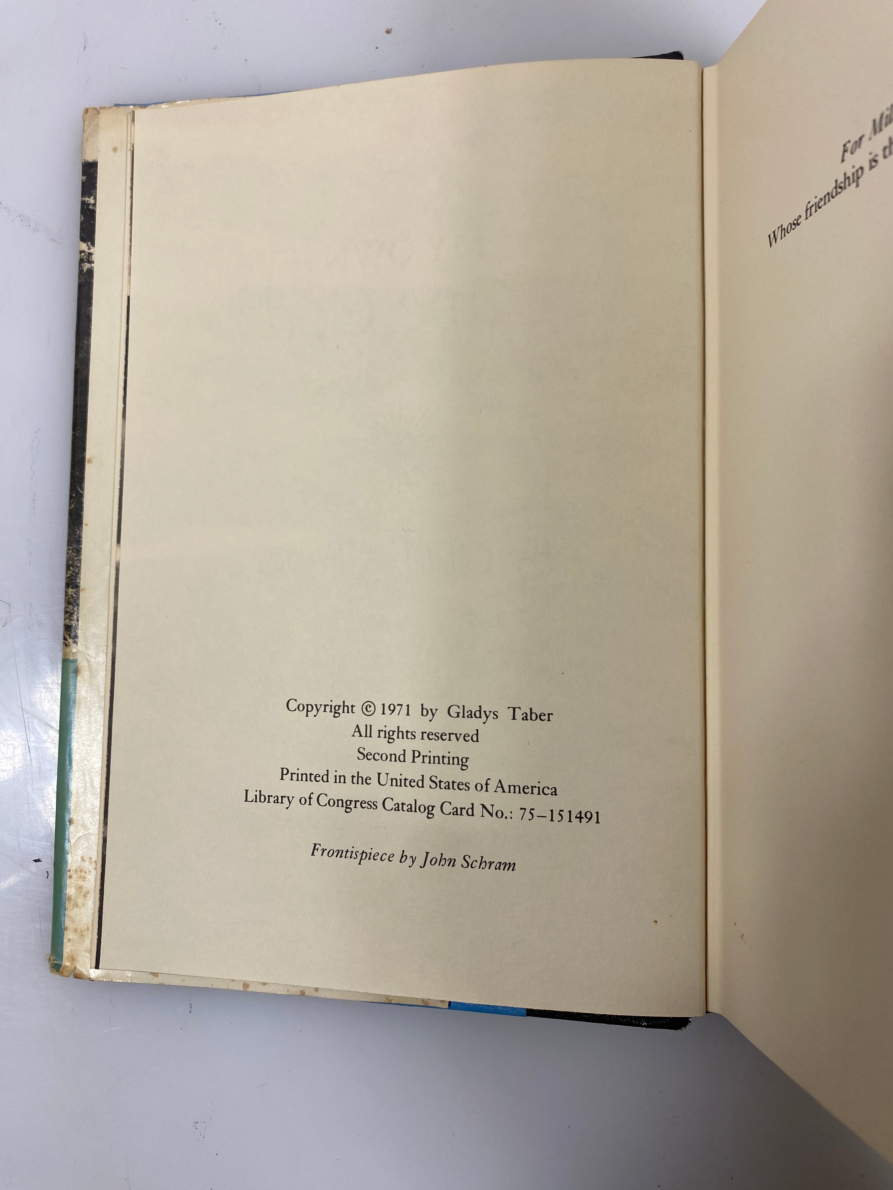 My Own Cape Cod Gladys Taber 1971 HCDJ