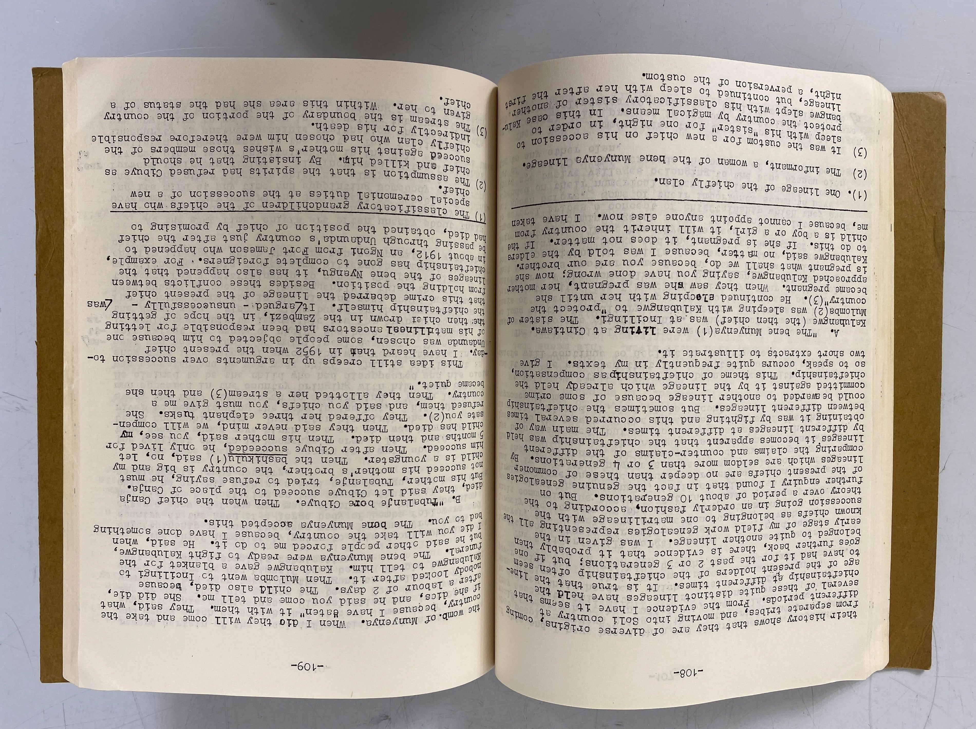 2 R. Apthorpe: Tribal Rule-Modern Gov't/Central African Life 1958-60 Ex-Library