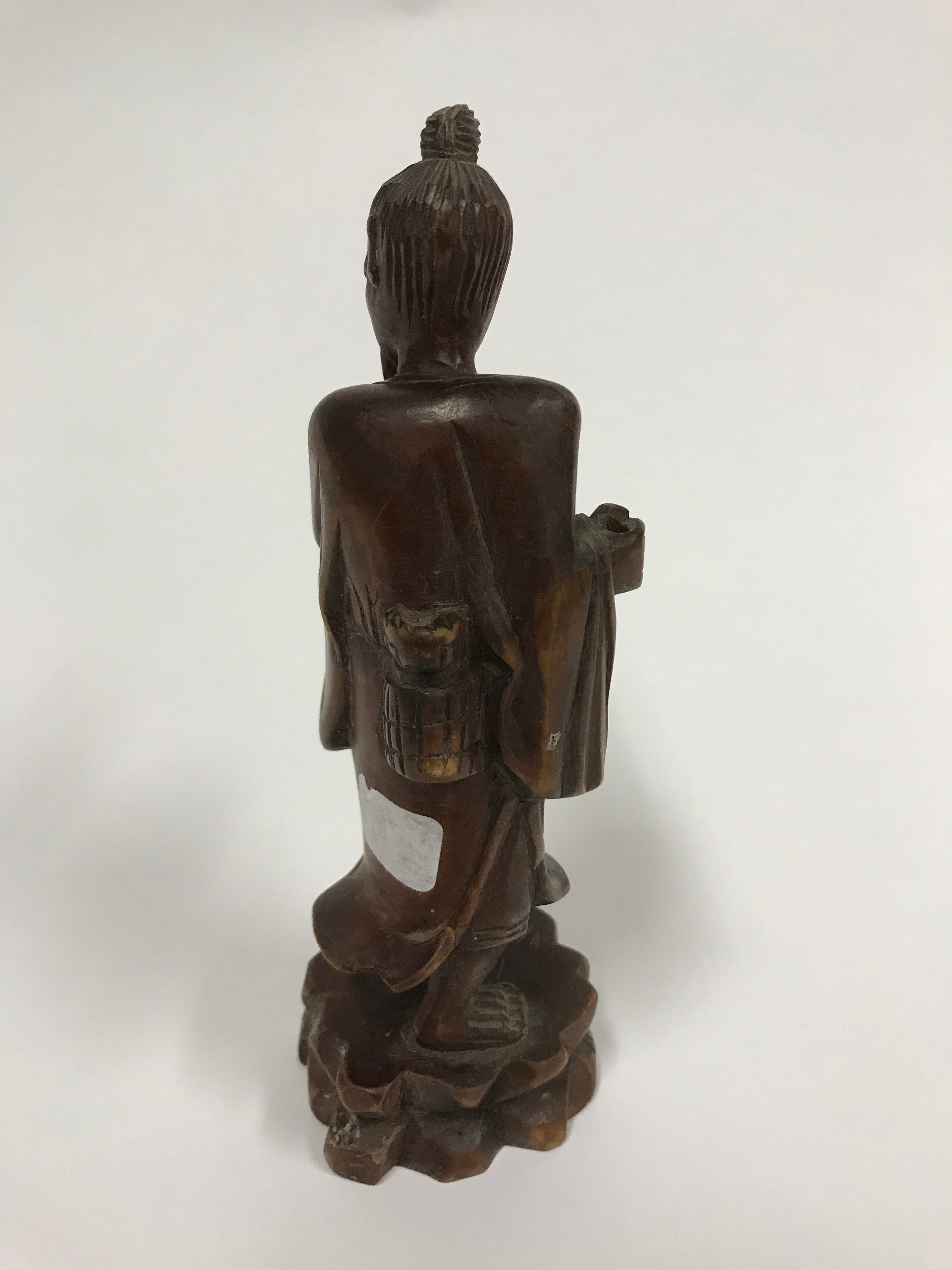 Chinese Hand-Carved Wood Figurine