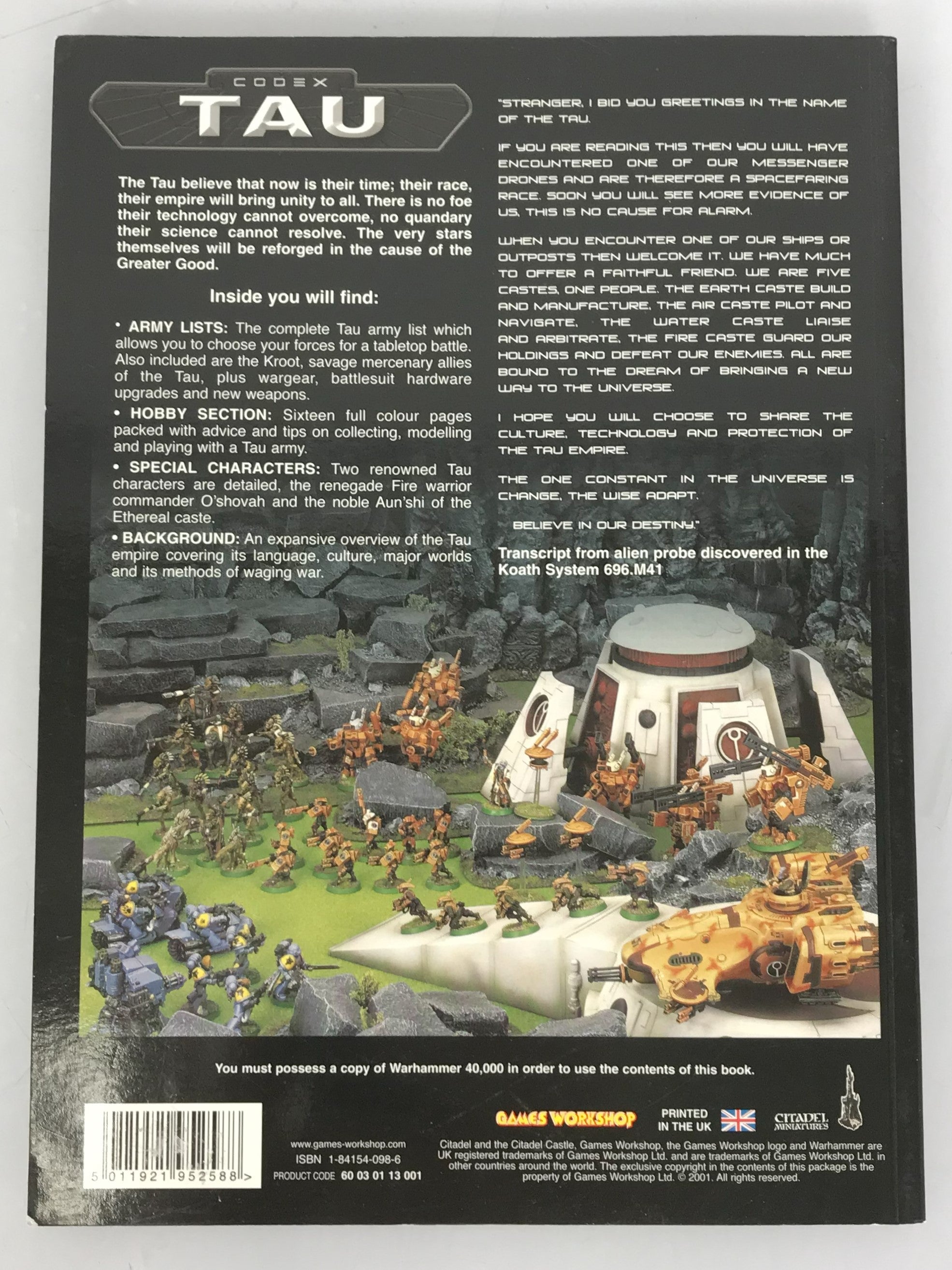 Warhammer 40,000 Codex Tau 2001