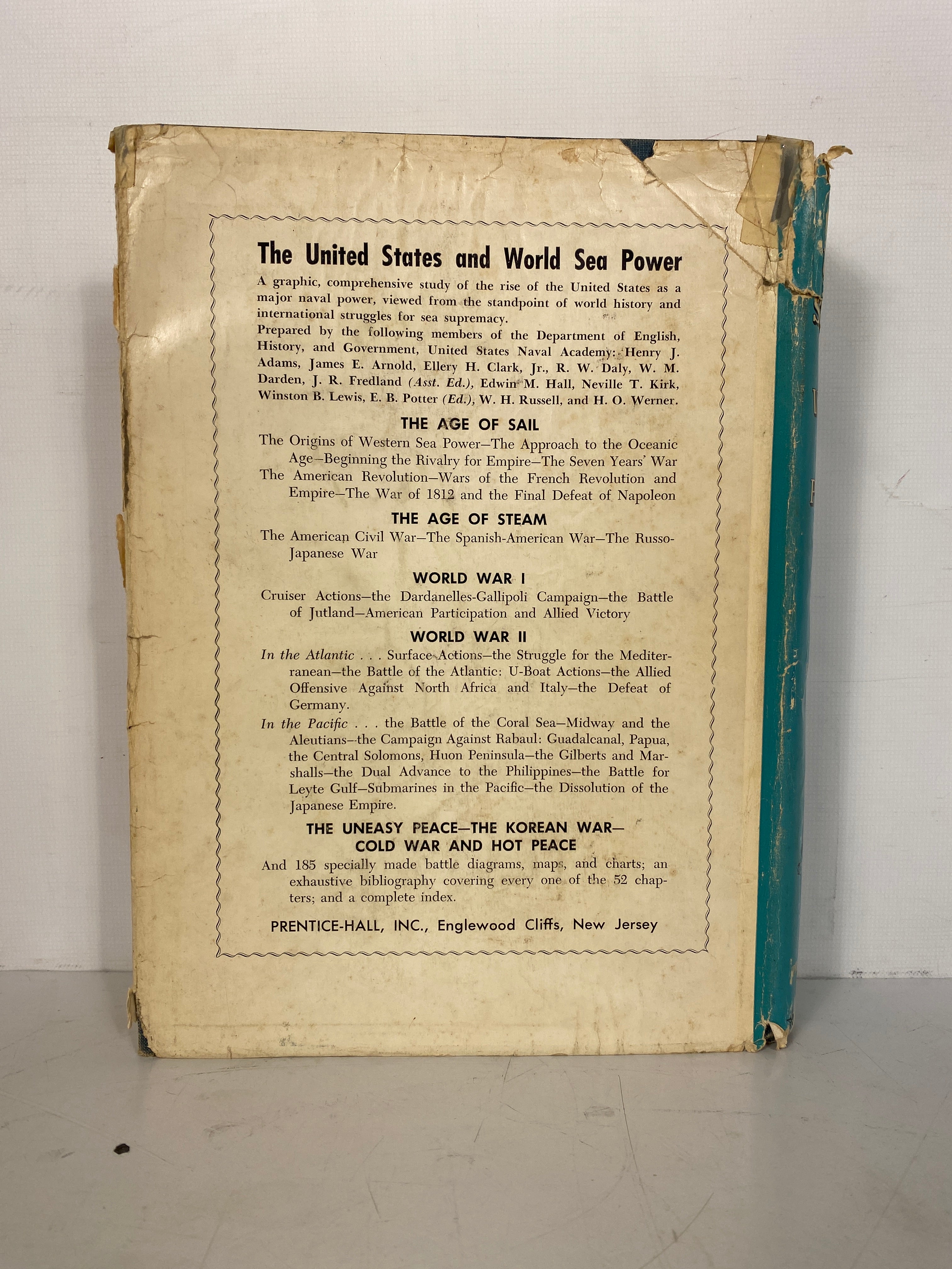 The United States & World Sea Power E. B. Potter 1955 1st Ed HCDJ