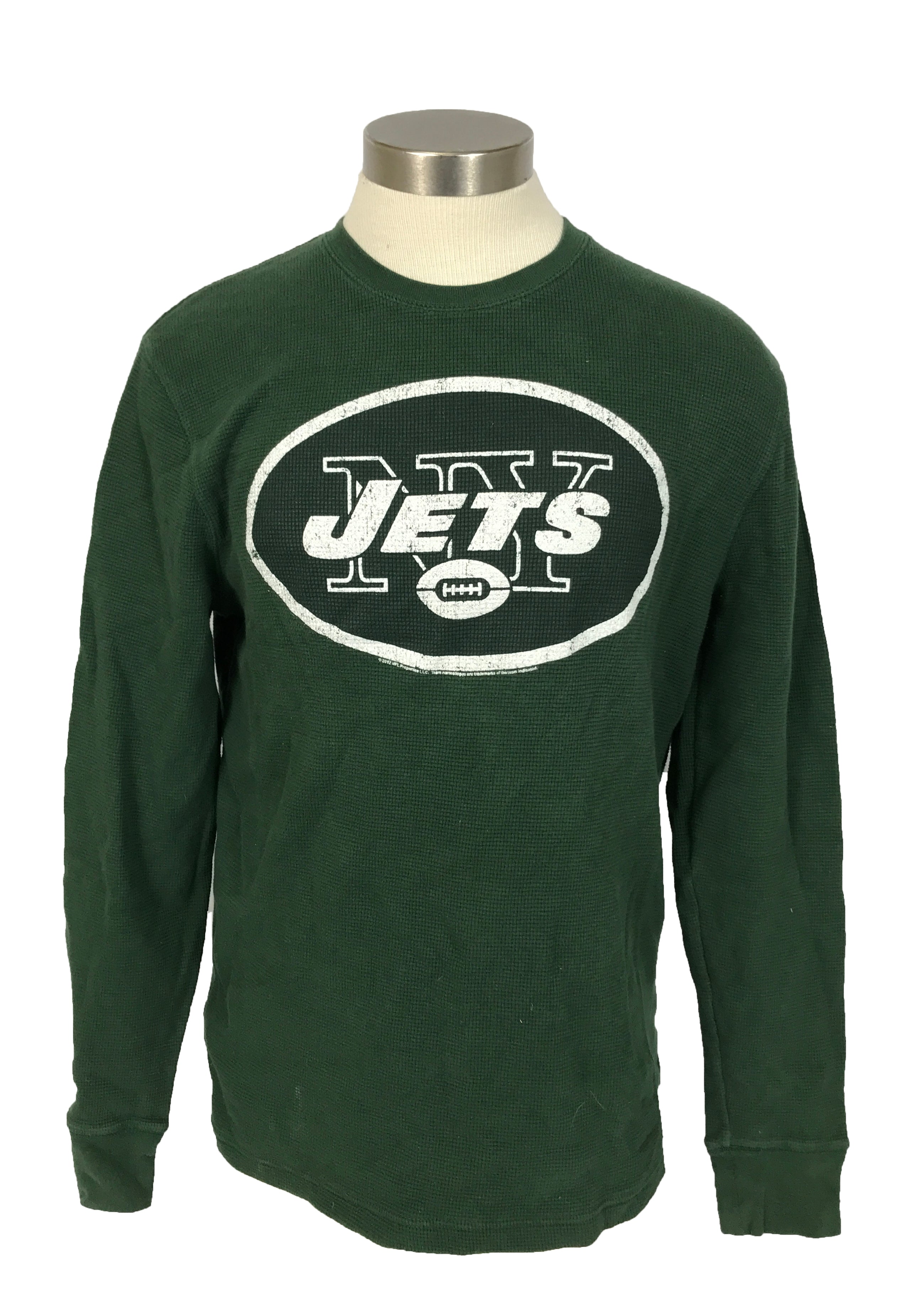 Green Waffle Knitted NY Jets Long Sleeve Women's Size L