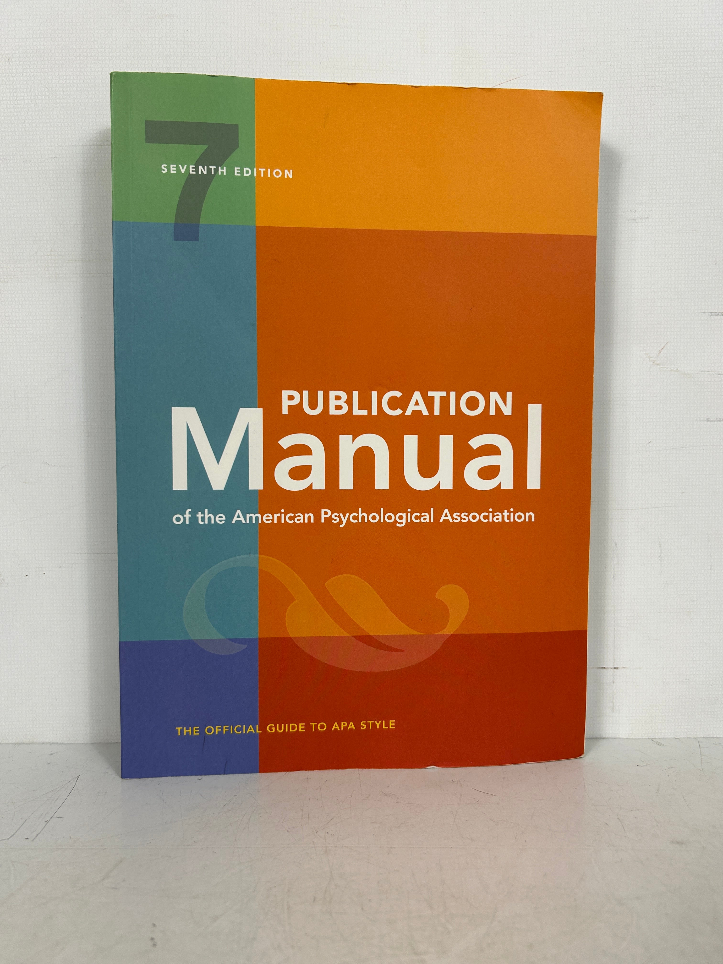 Publication Manual (OFFICIAL) 7th Edition of the American Psychological Association 2020 SC