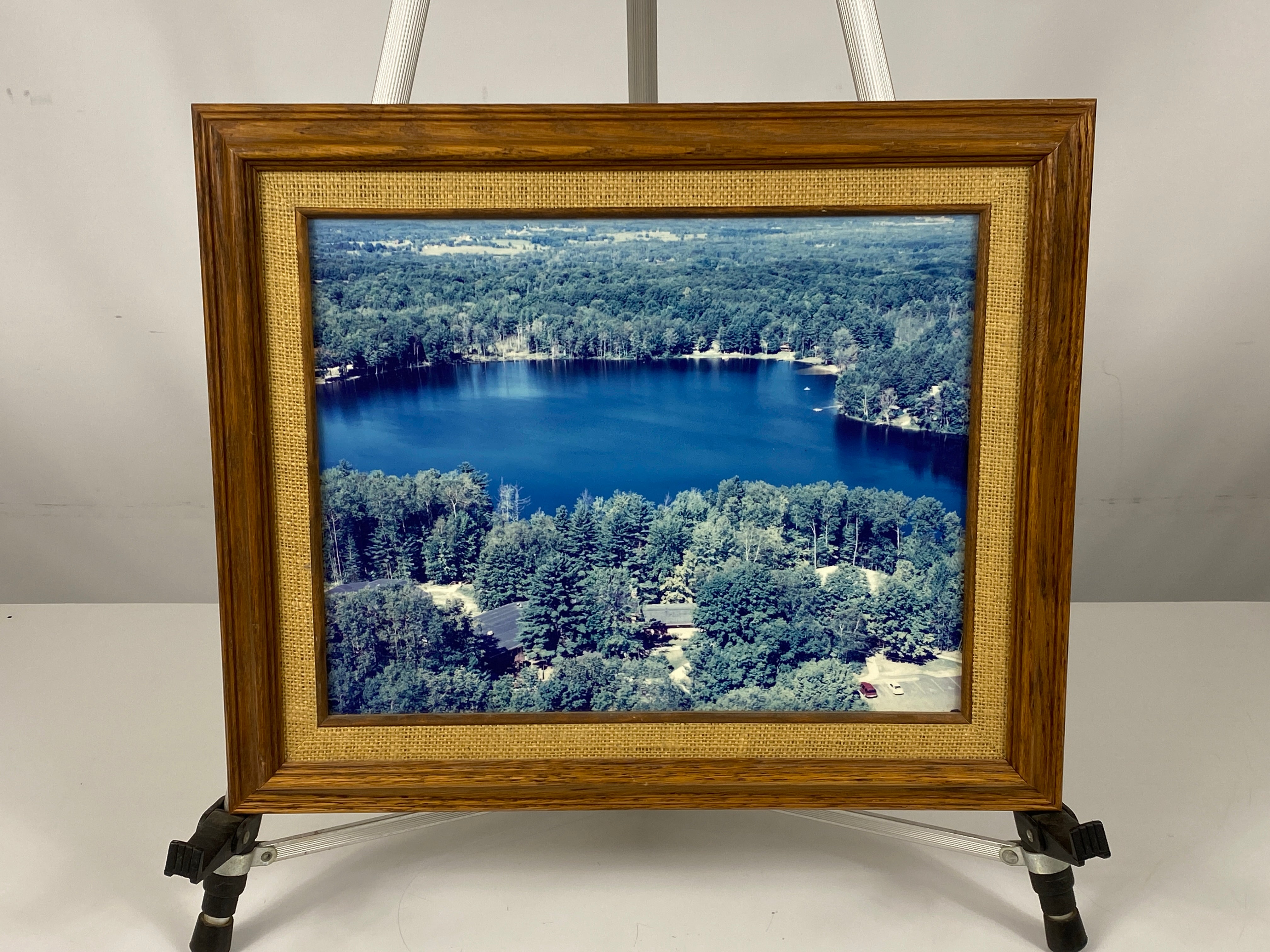 Framed Kettunen Center Aerial View Photograph #2