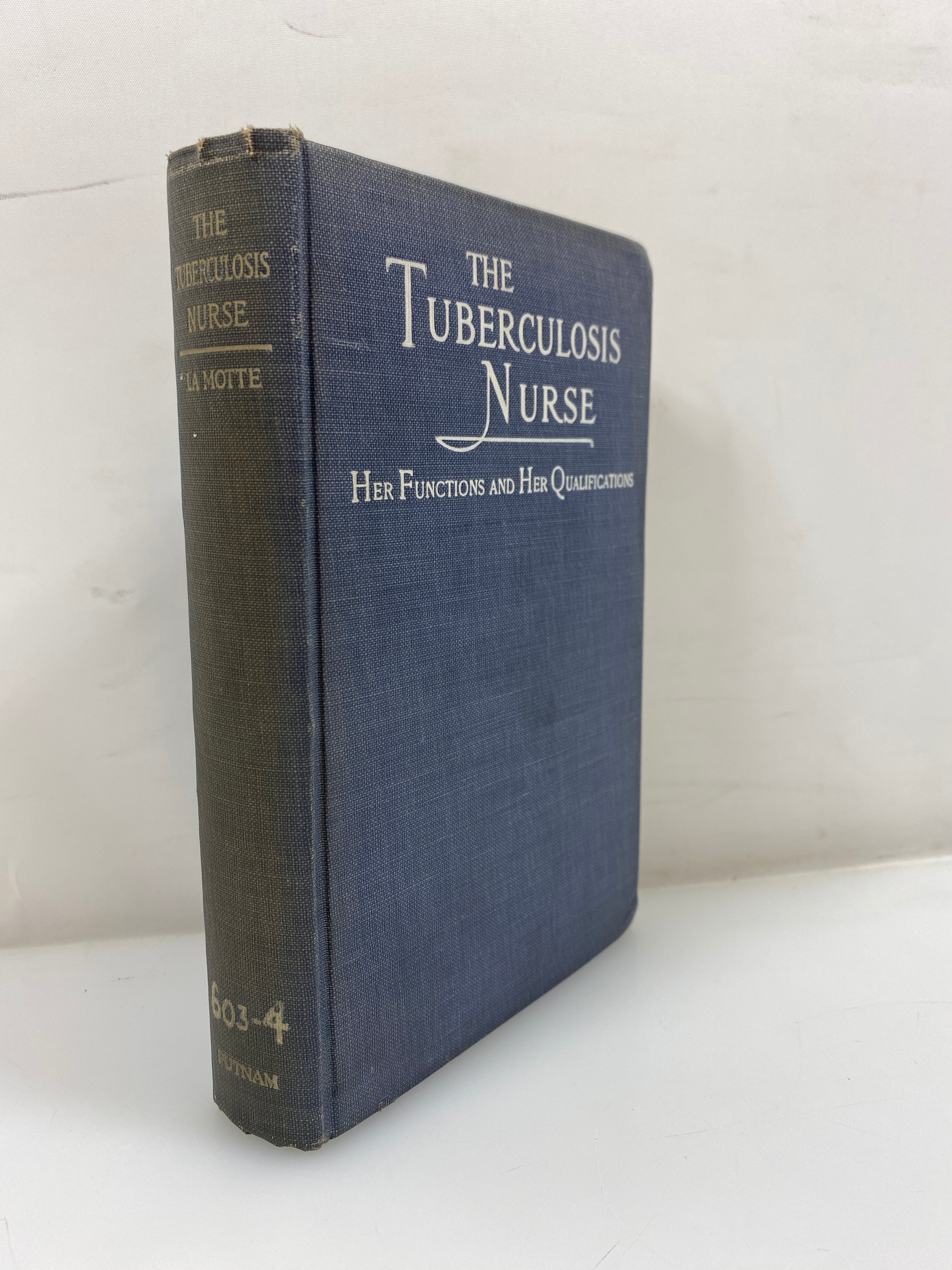 The Tuberculosis Nurse by Motte Ex-Library 1915 HC