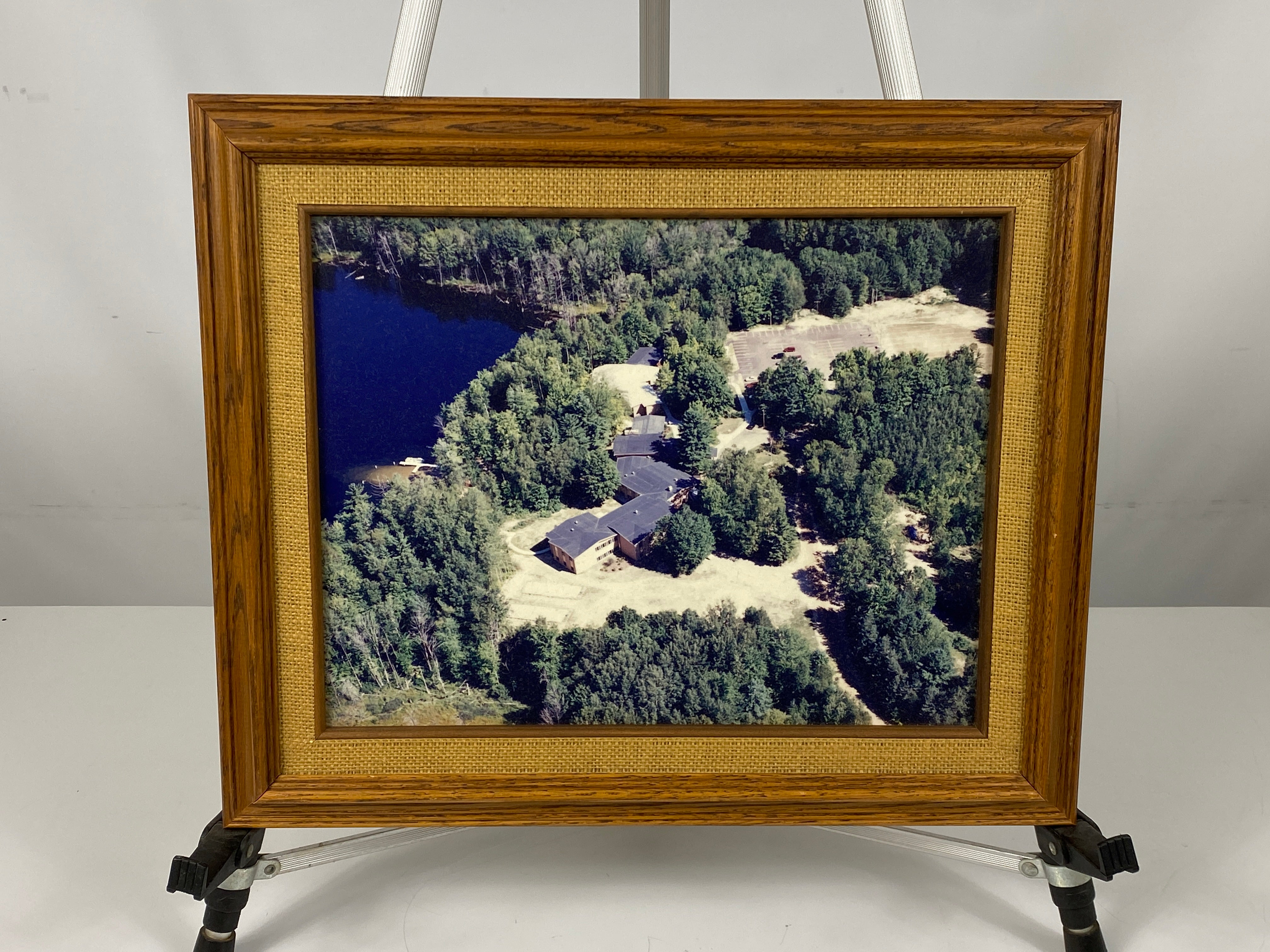 Framed Kettunen Center Aerial View Photograph #3