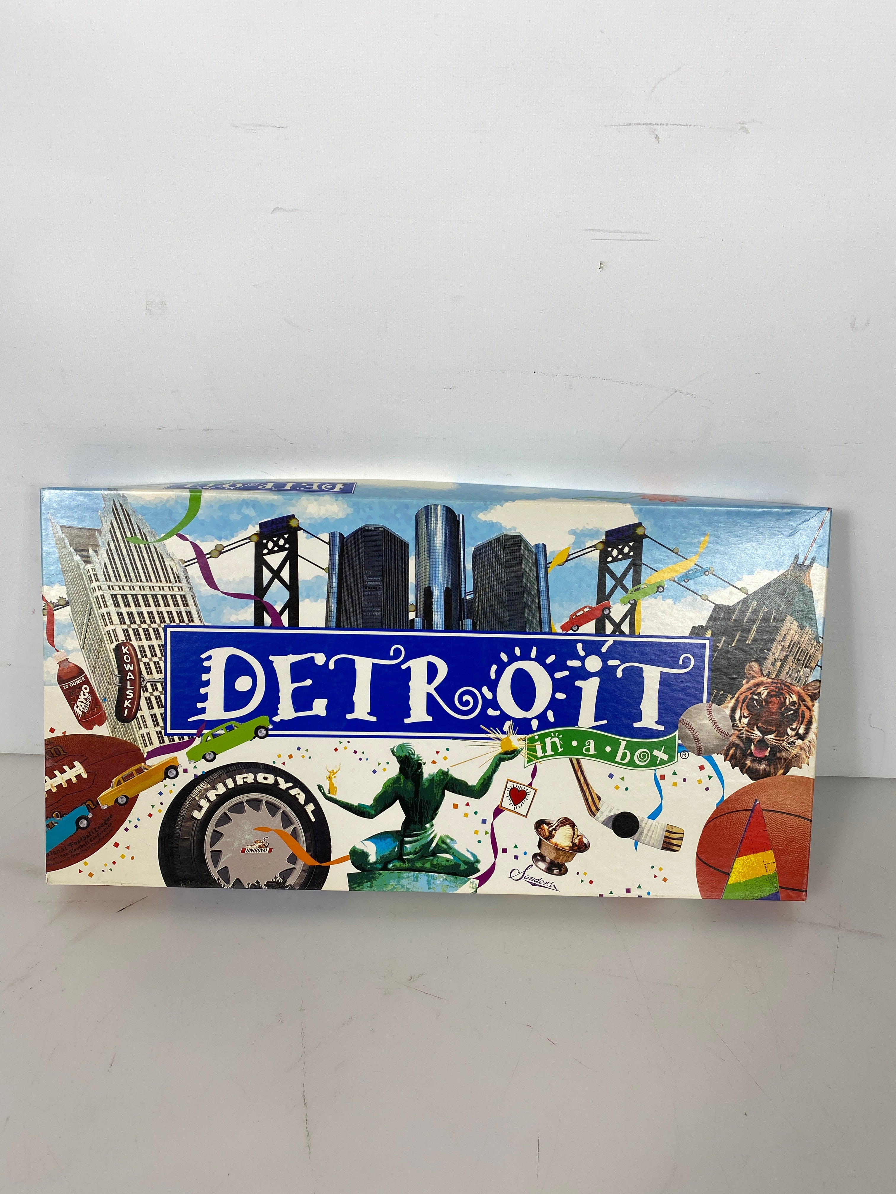 Vintage 90s Detroit In-a-Box Board Game