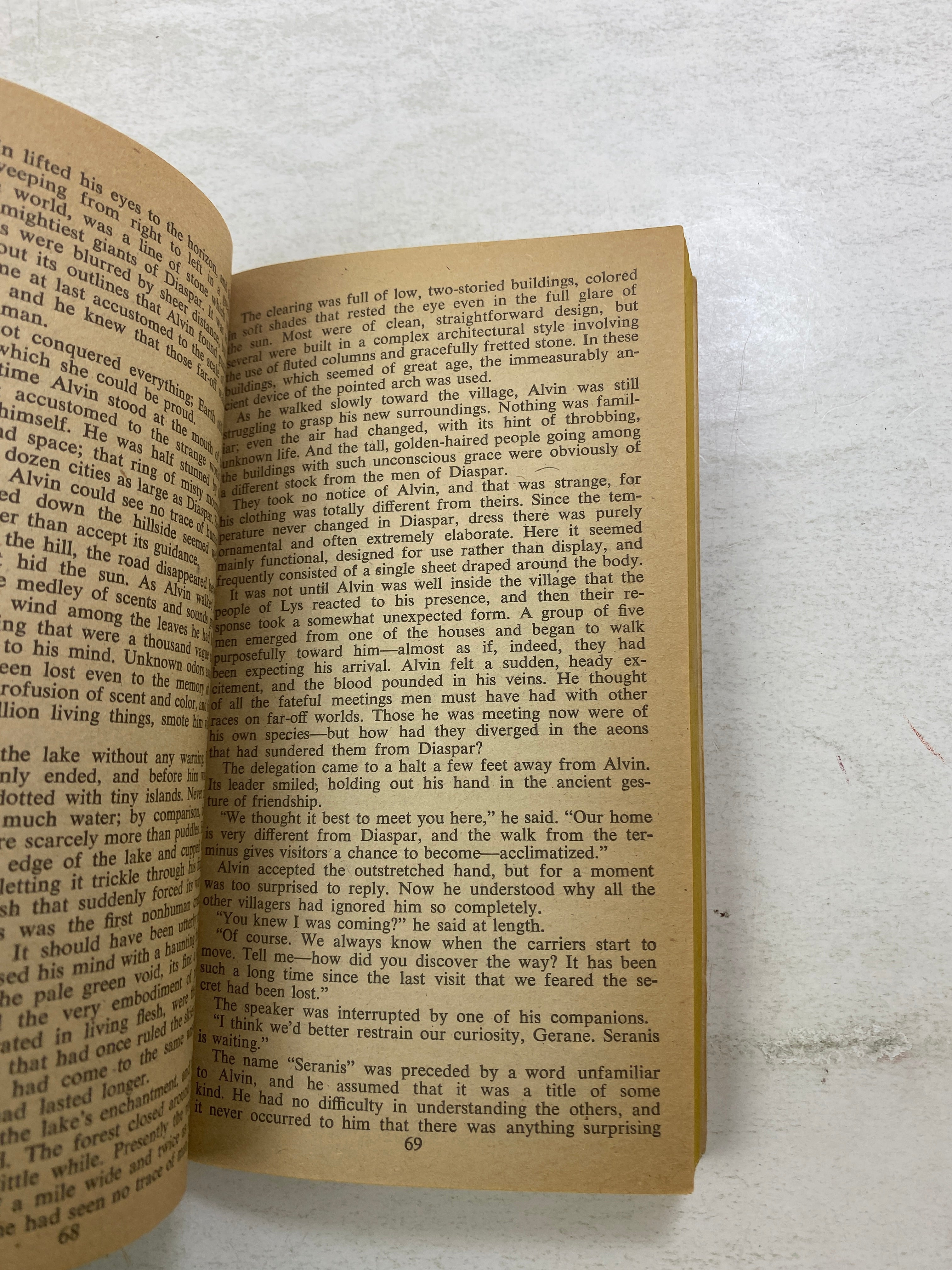 Lot of 2 Vintage Arthur C. Clarke paperbacks 1957-1976