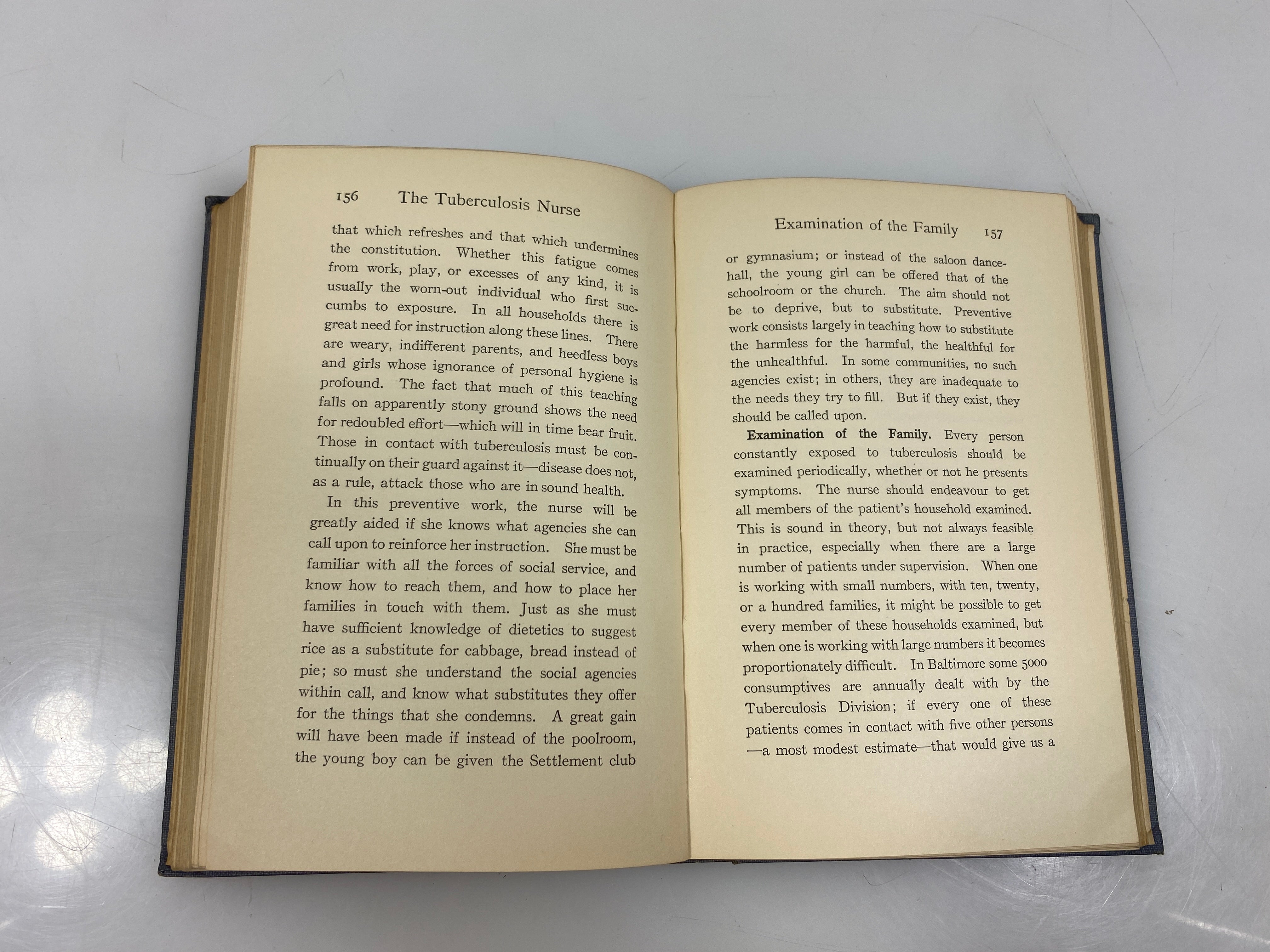 The Tuberculosis Nurse by Motte Ex-Library 1915 HC