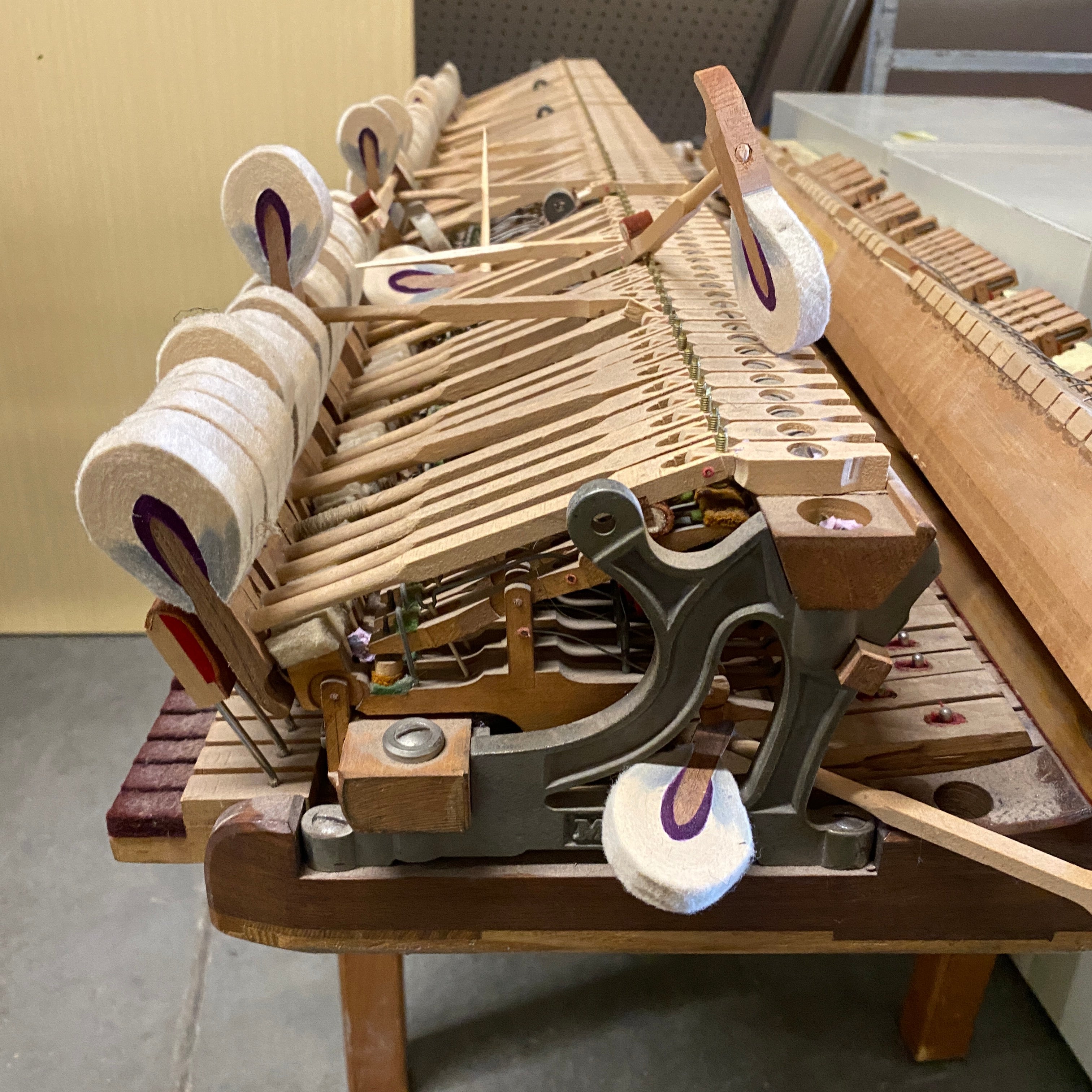Lot of Used Piano Keys and Strings