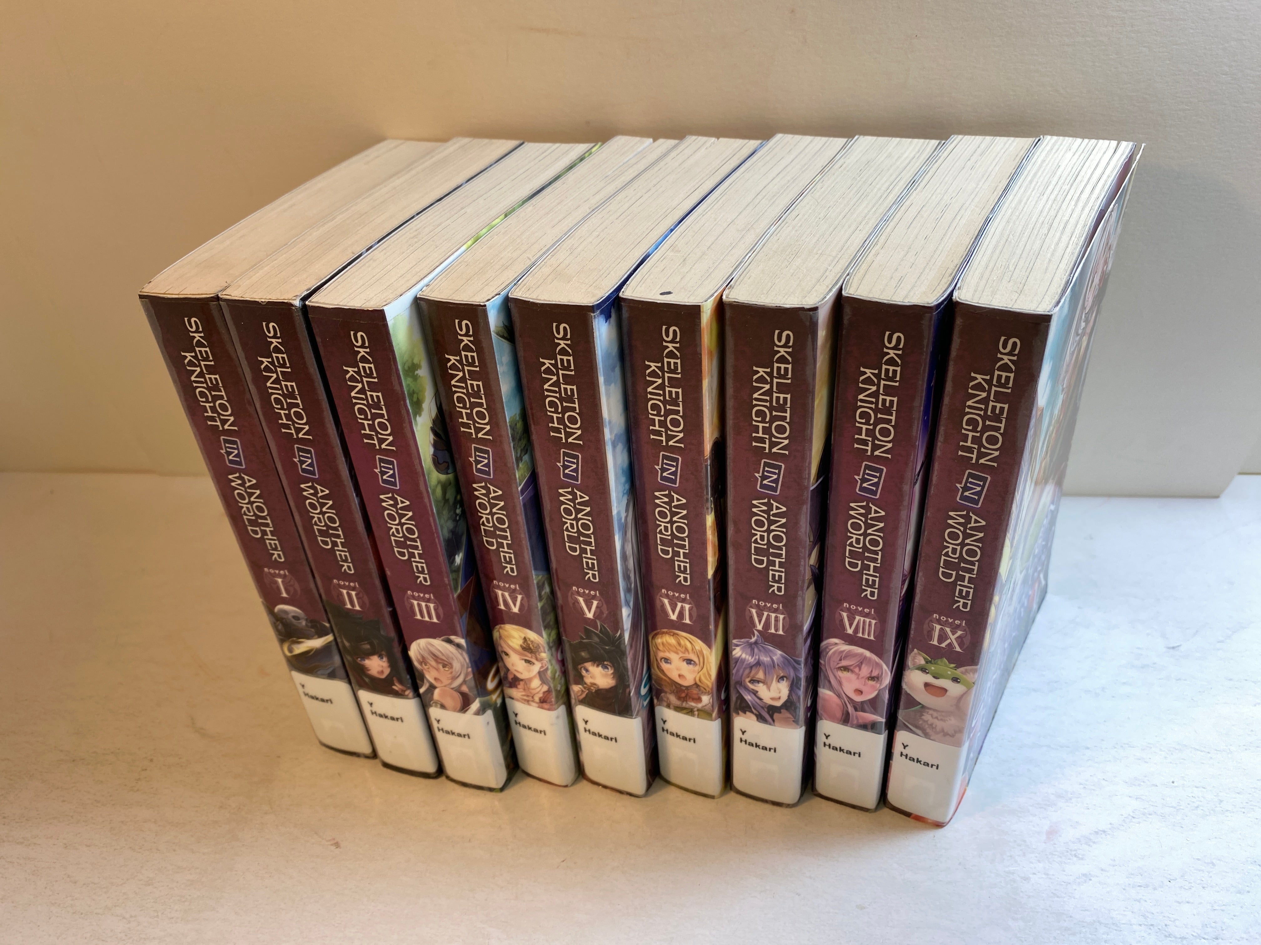 Lot of 9 Skeleton Knight in Another World Volumes 1-9 2015-2019