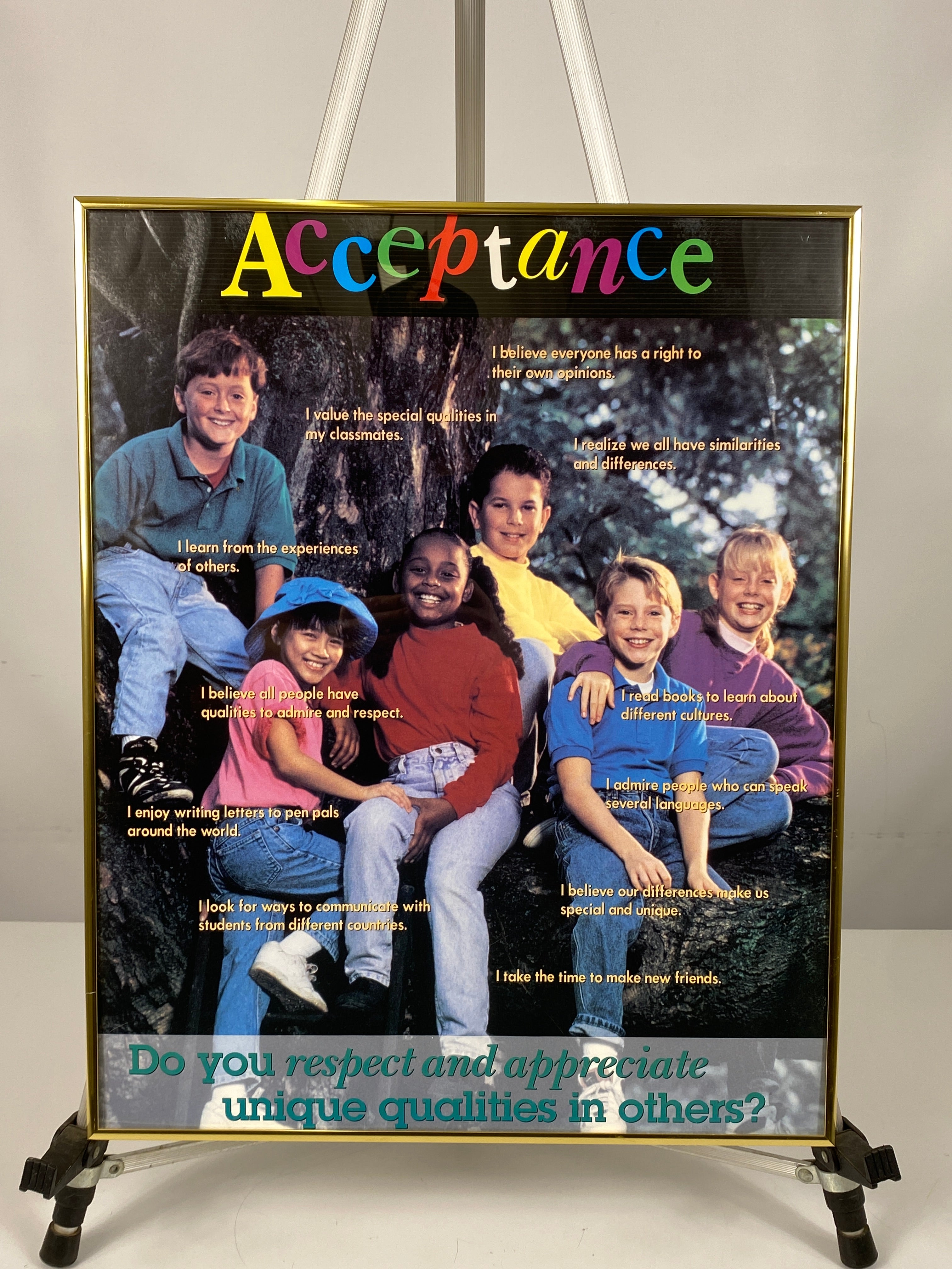 Framed "Acceptance" Poster 21x17