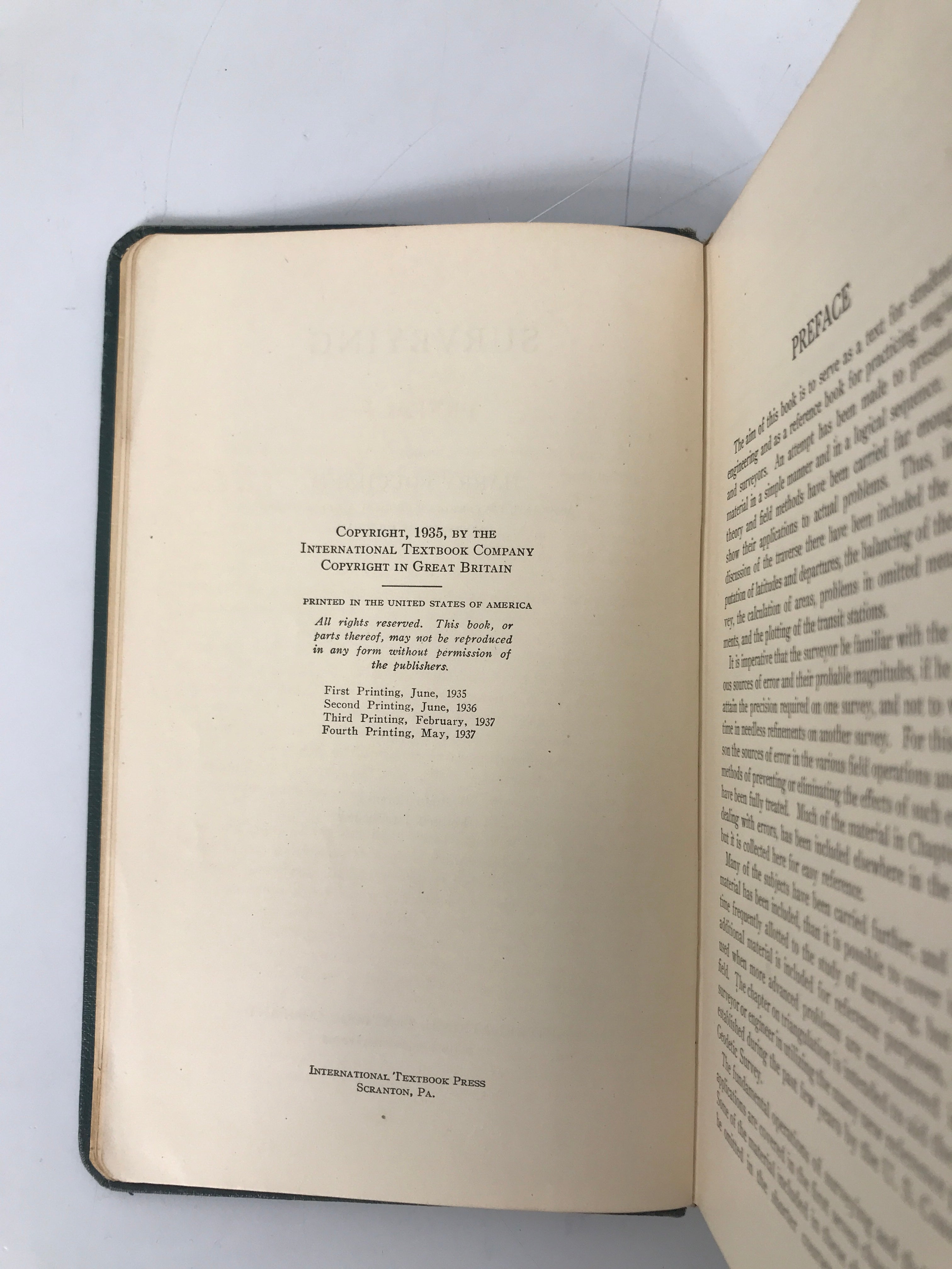 2 Vintage Surveying Texts Tracy/Bouchard 1937-1947 HC