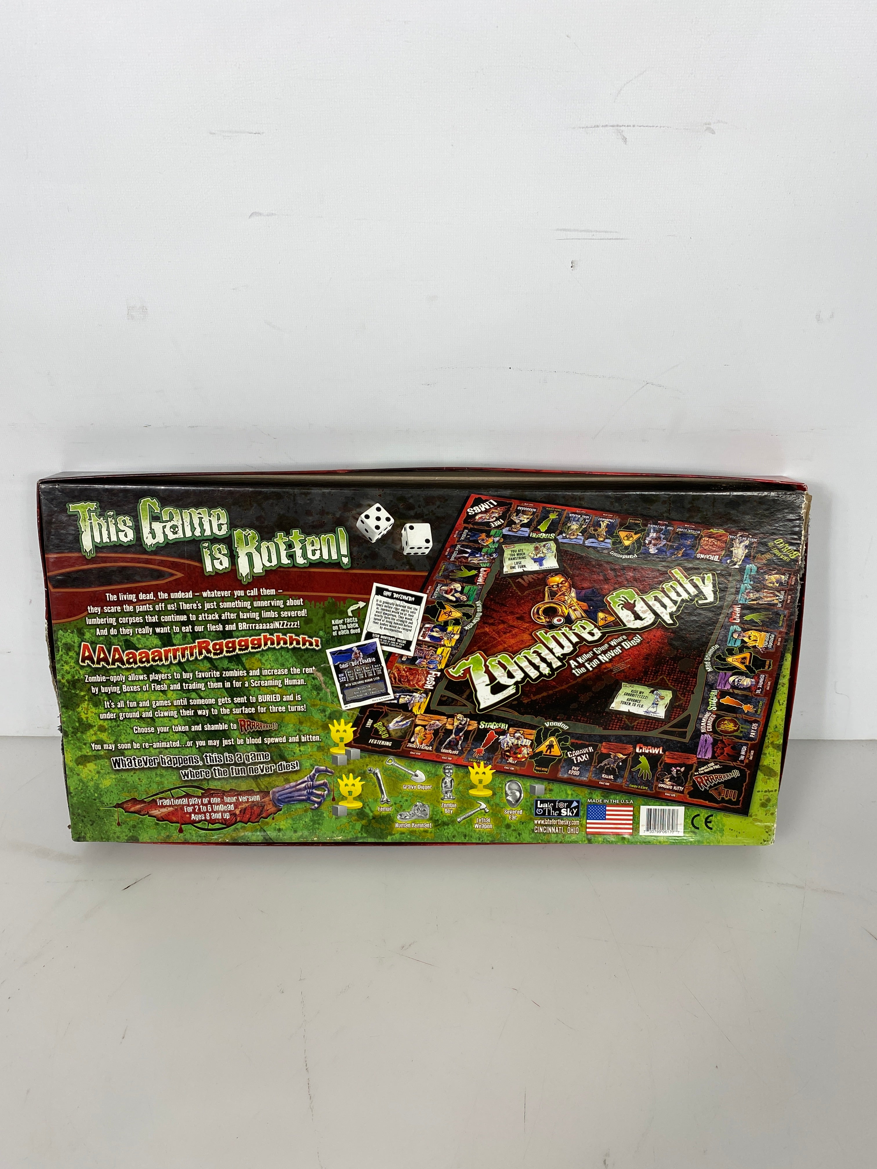 Zombieopoly Board Game