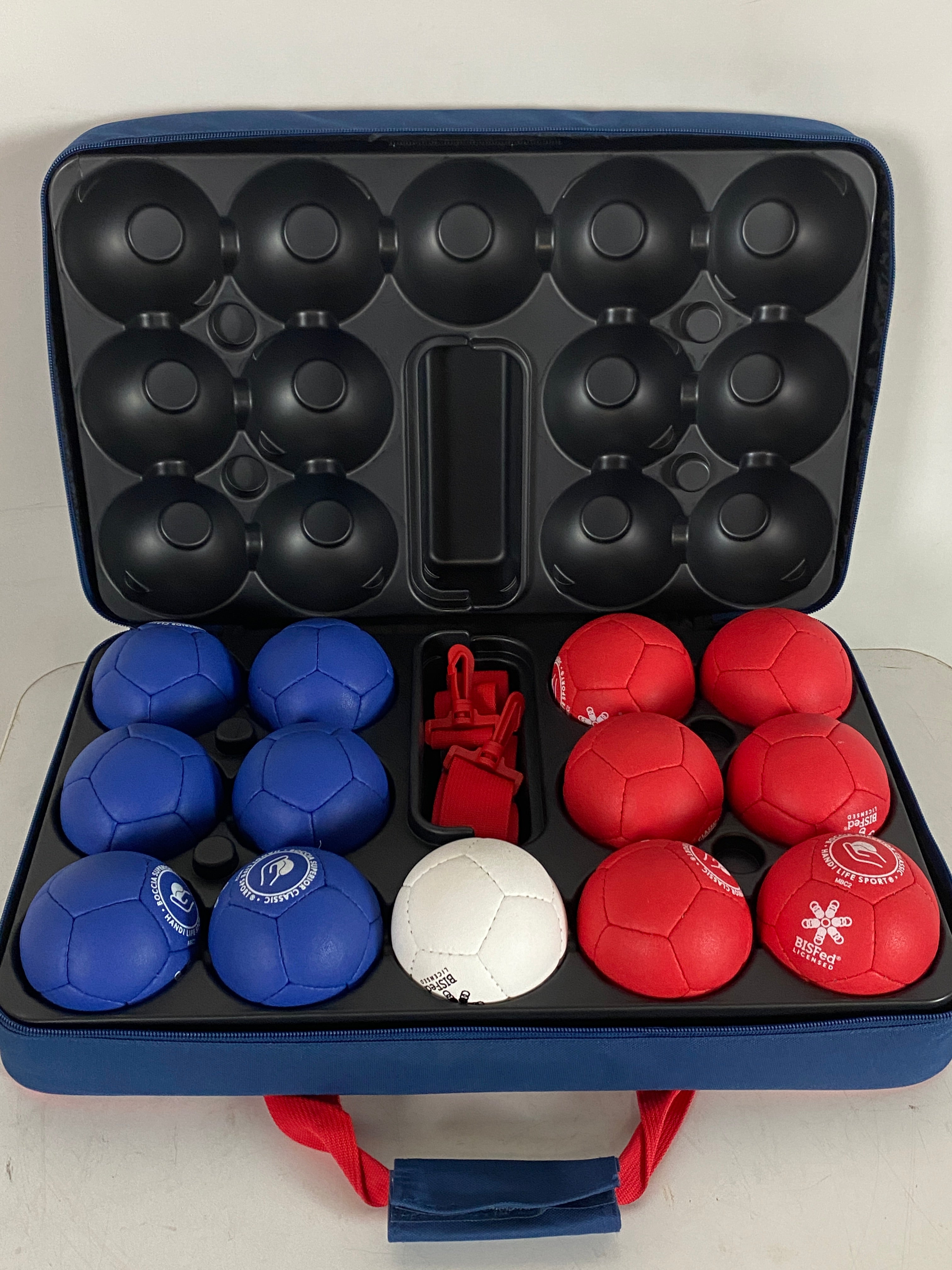 Handi Life Sport Superior Shine Boccia Ball Set with Navy Case