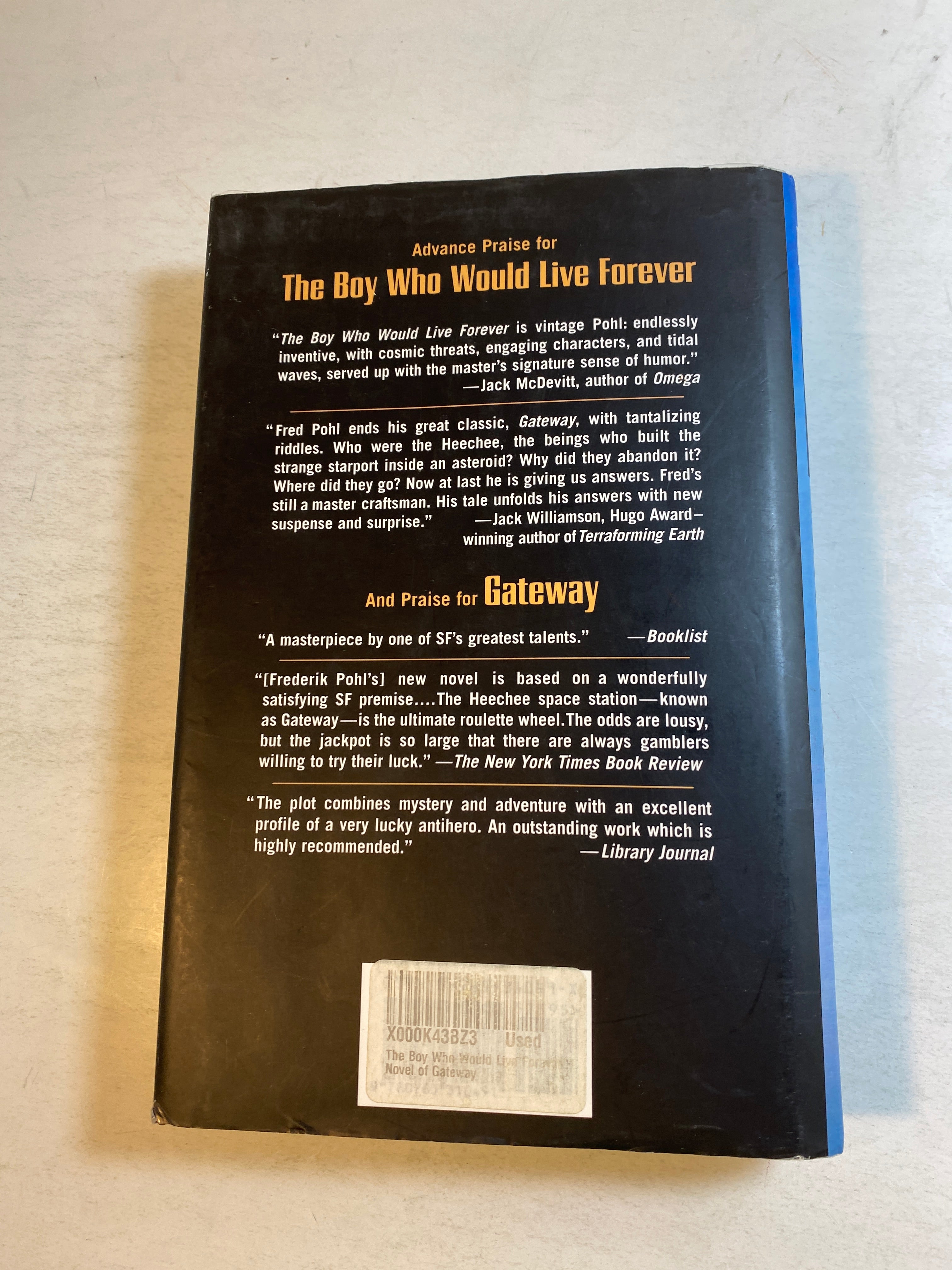 The Boy Who Would Live Forever Frederik Pohl HCDJ 2004