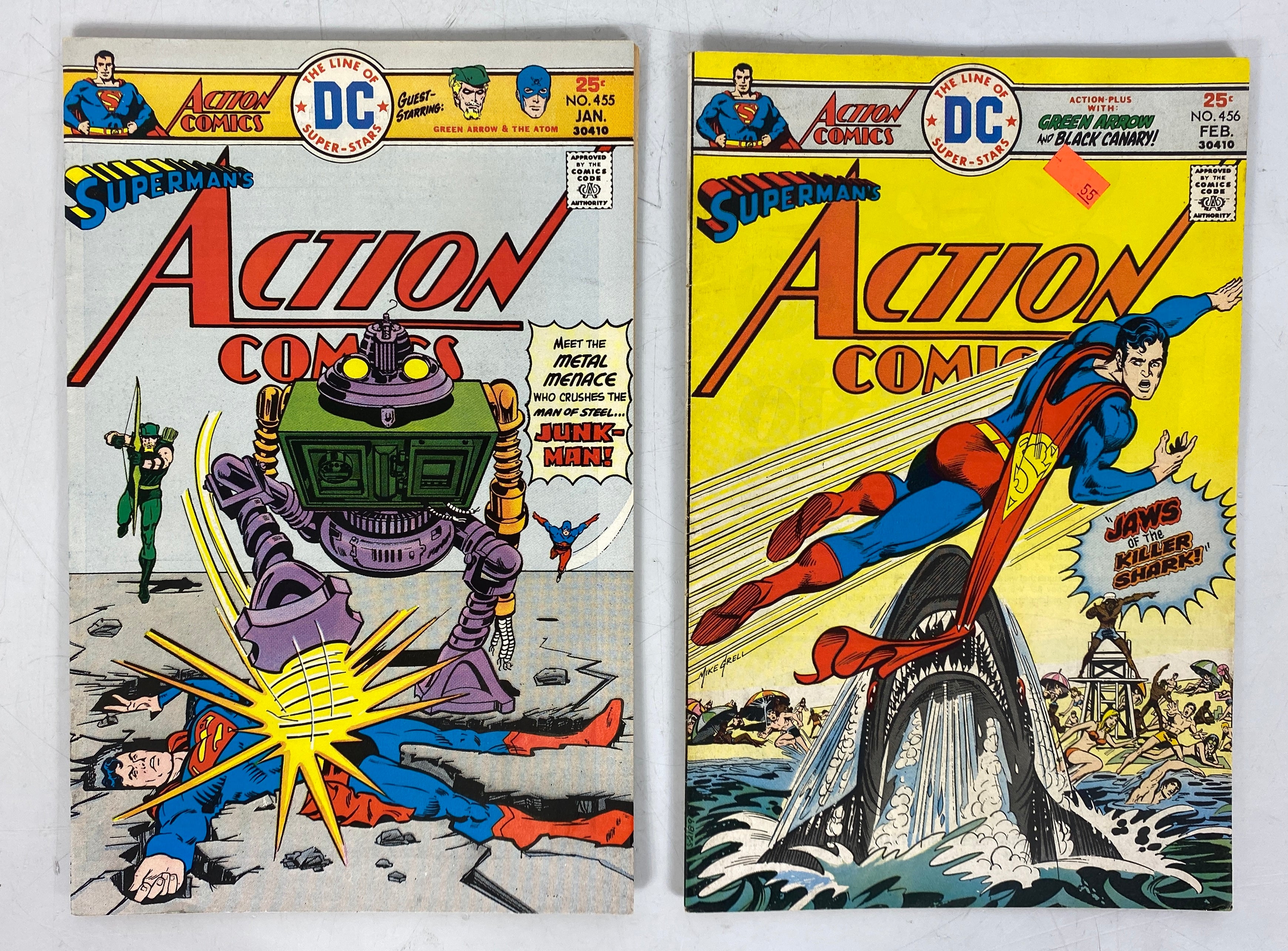 Action Comics #455 & 456 (1976)