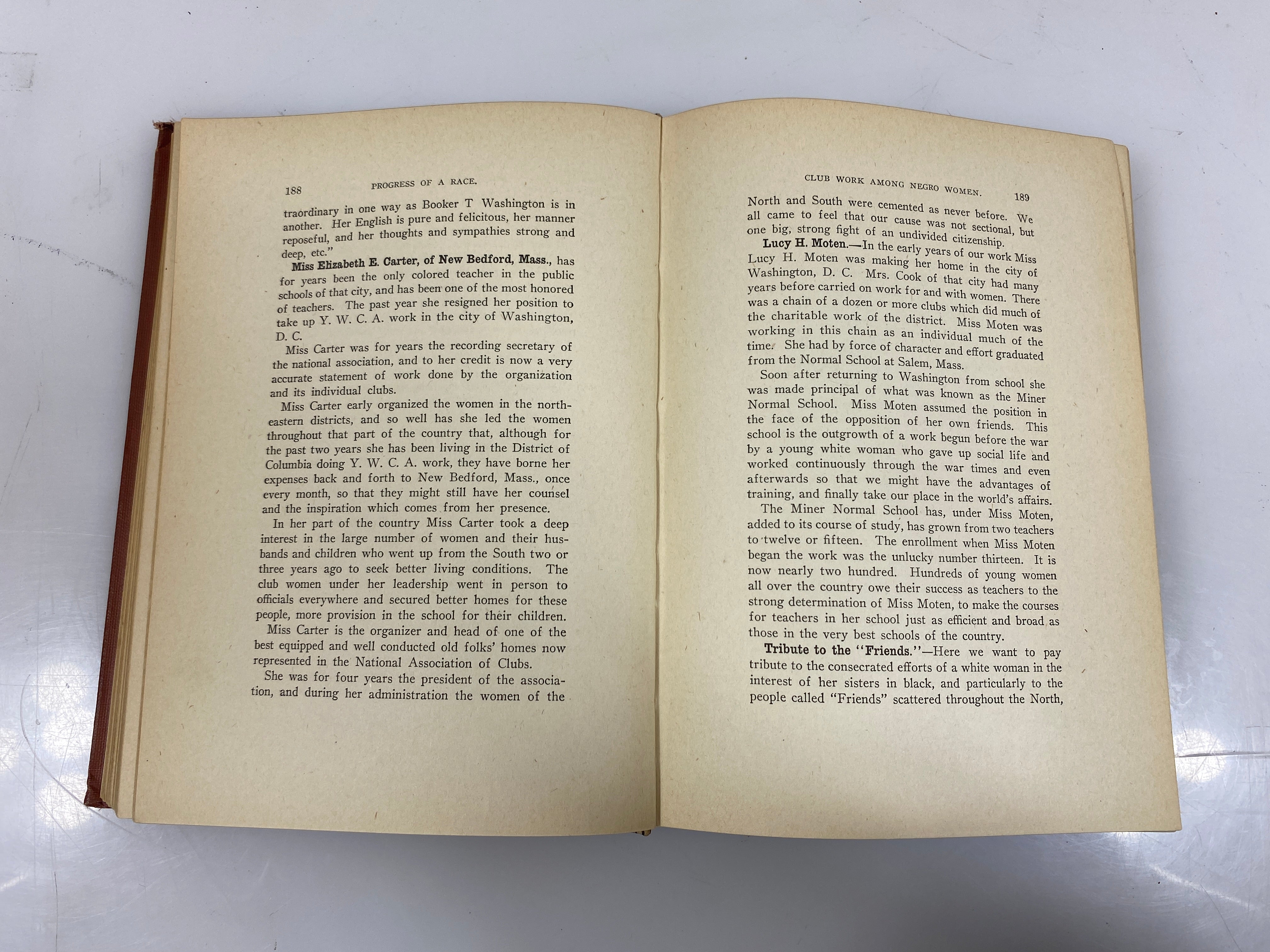 The New Progress of a Race Nichols/Crogman 1925 Ex-Library HC