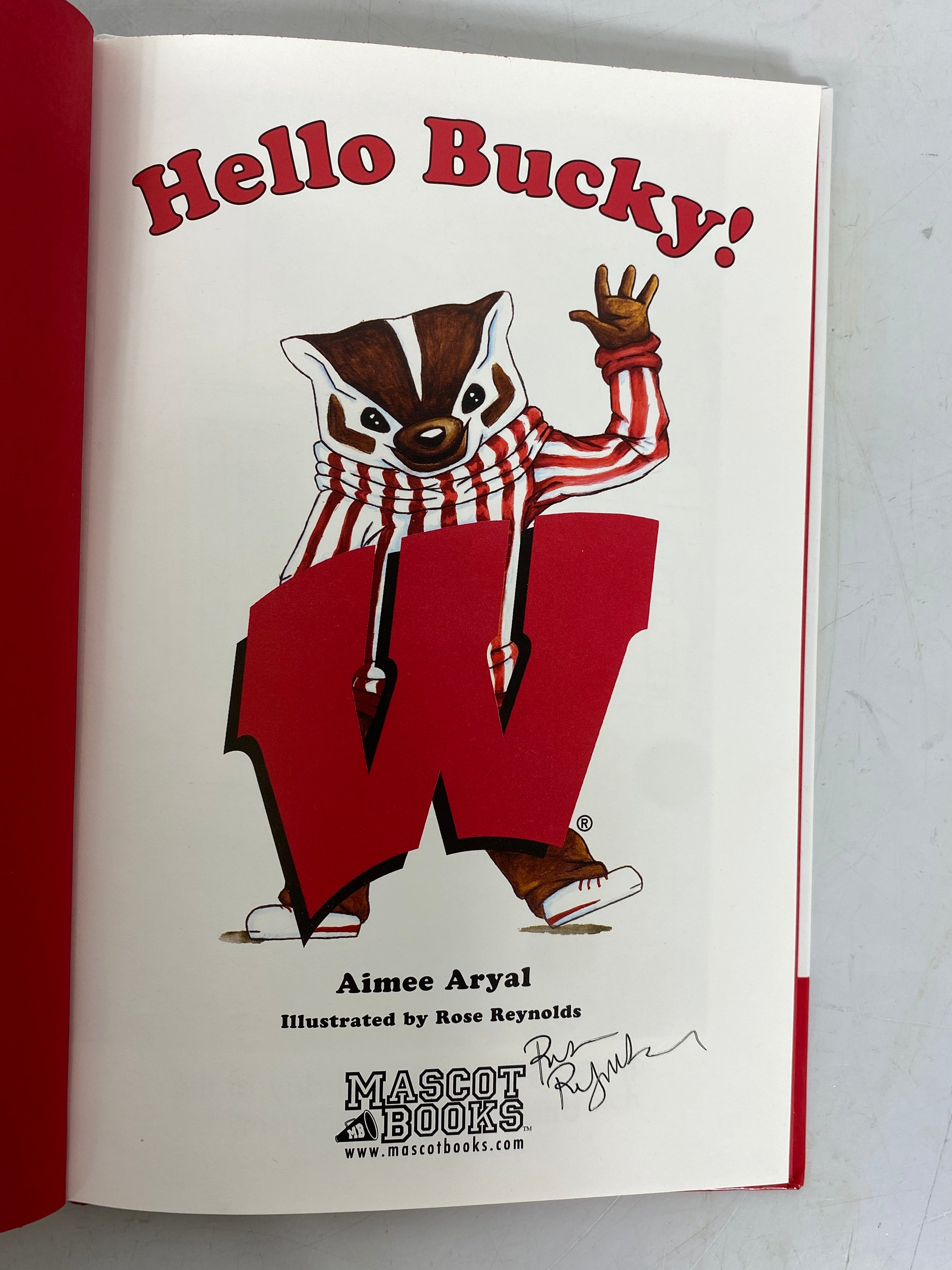 3 Signed Children's Books: Hello Bucky!/Consider it Golf/Spotty's Secret HC