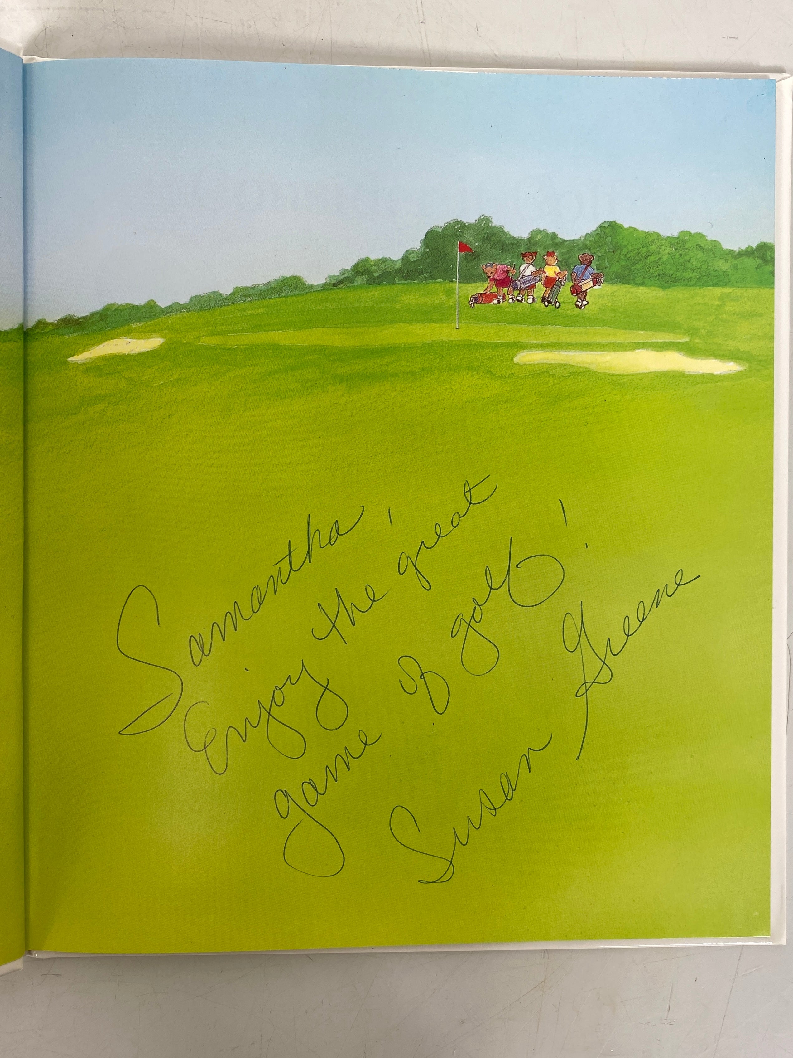 3 Signed Children's Books: Hello Bucky!/Consider it Golf/Spotty's Secret HC