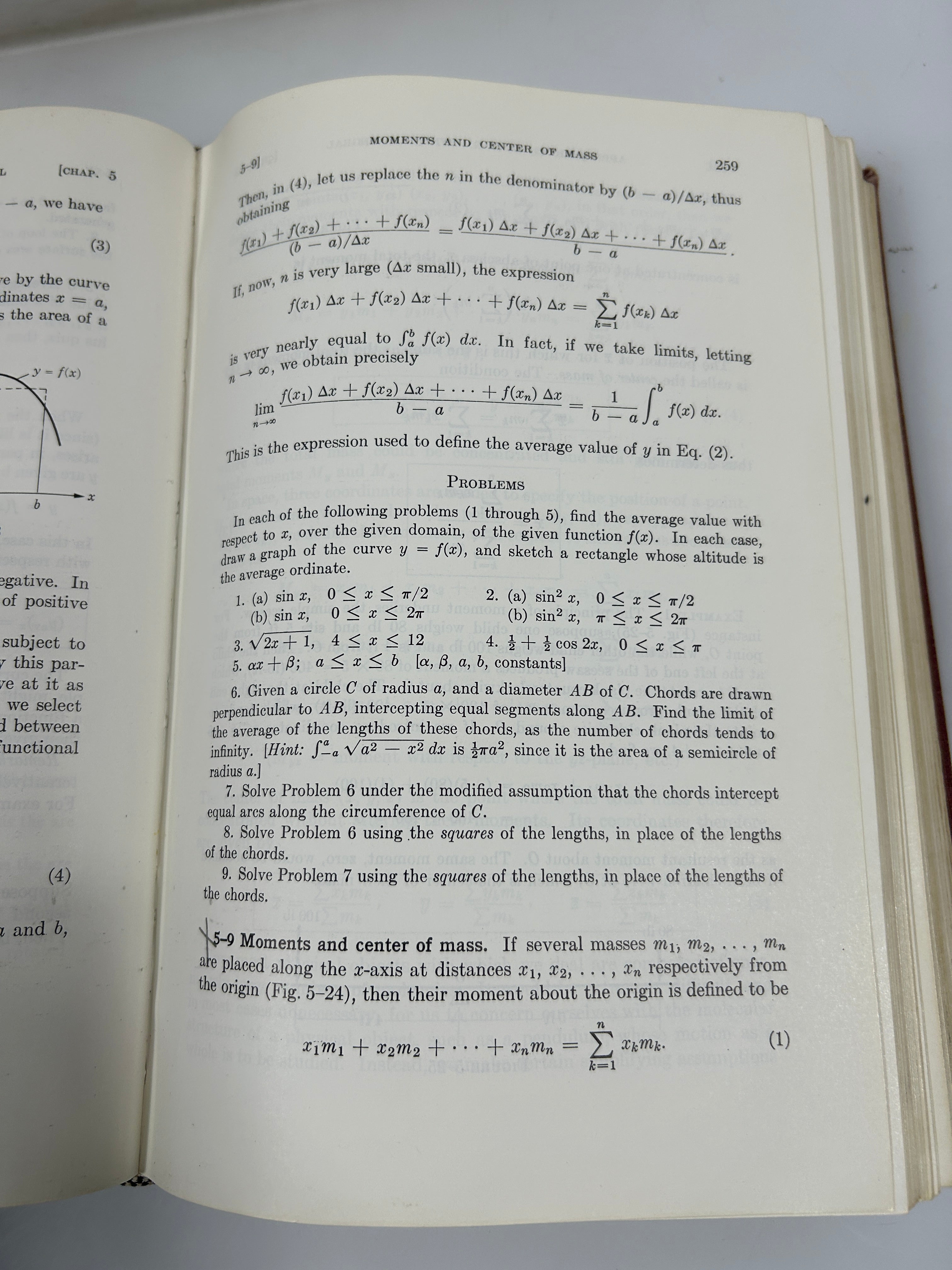 Calculus and Analytic Geometry by George B Thomas Jr 3rd Ed Addison Wesley Pub HC