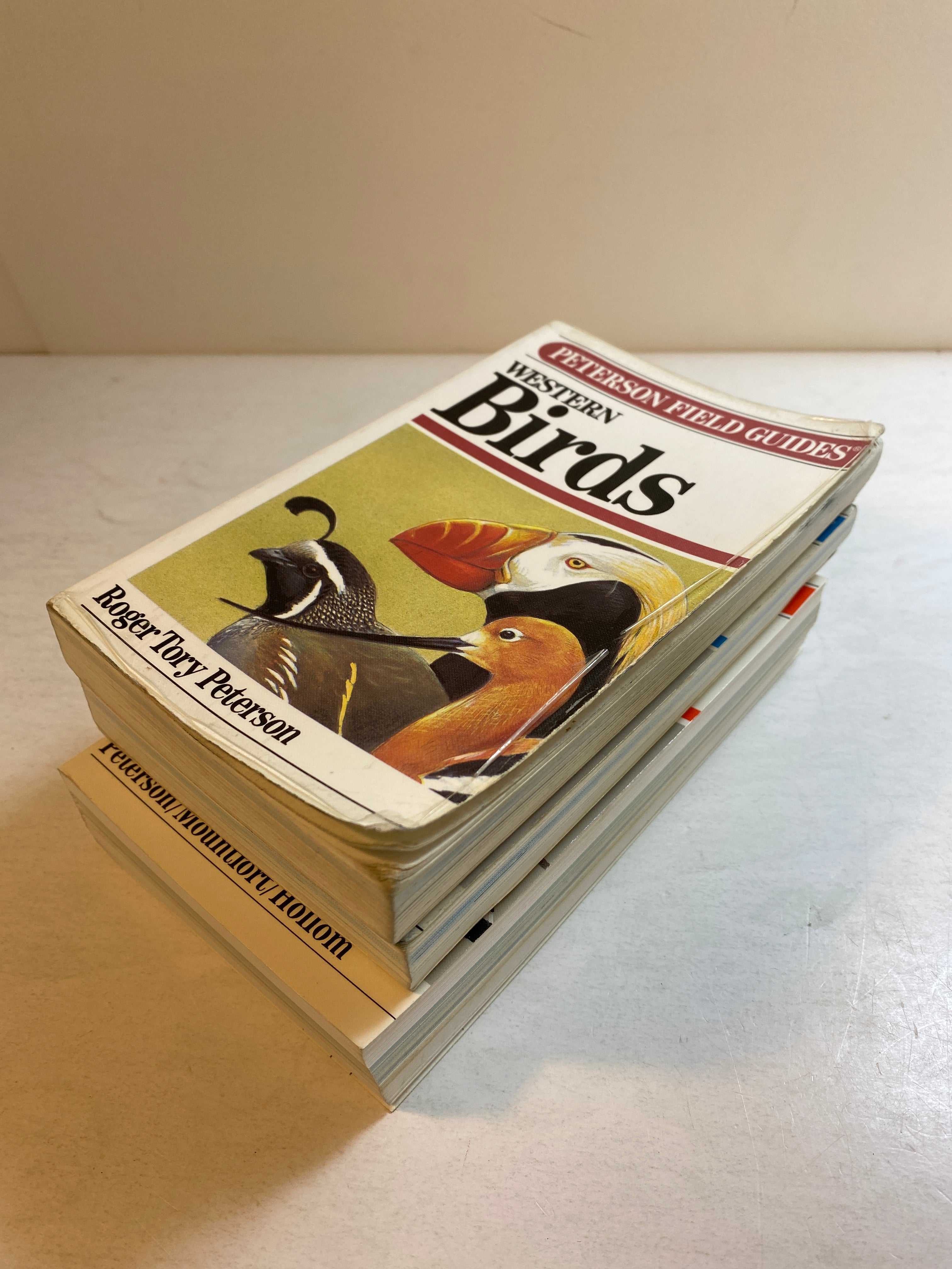Lot of 3 Peterson Bird Guides 1980-1993