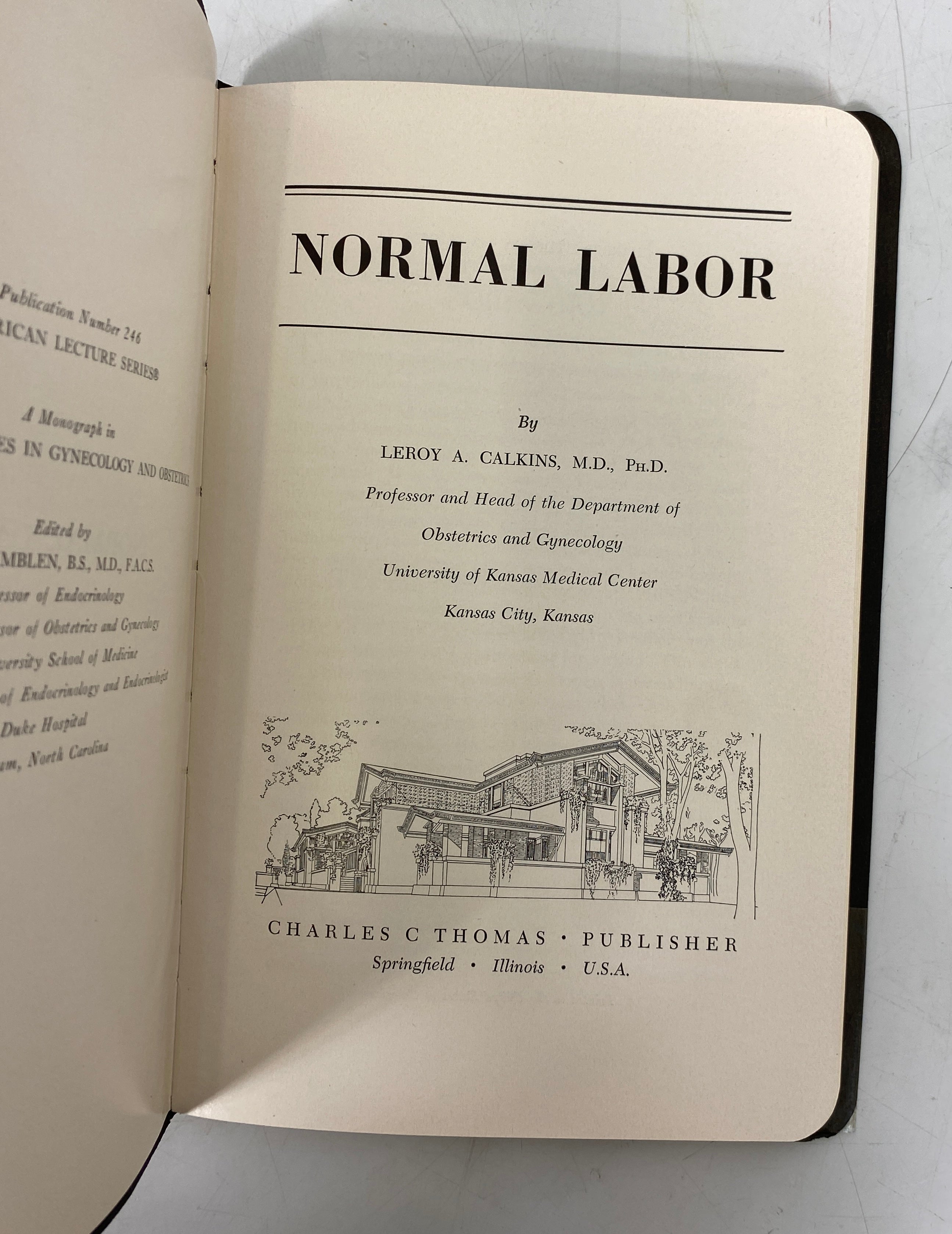 5 Vtg American Lecture Series incl Normal/Abnormal Labor/Iliac Pain/Amenorrhea