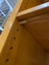 6 Tier Light Oak Wooden shelf