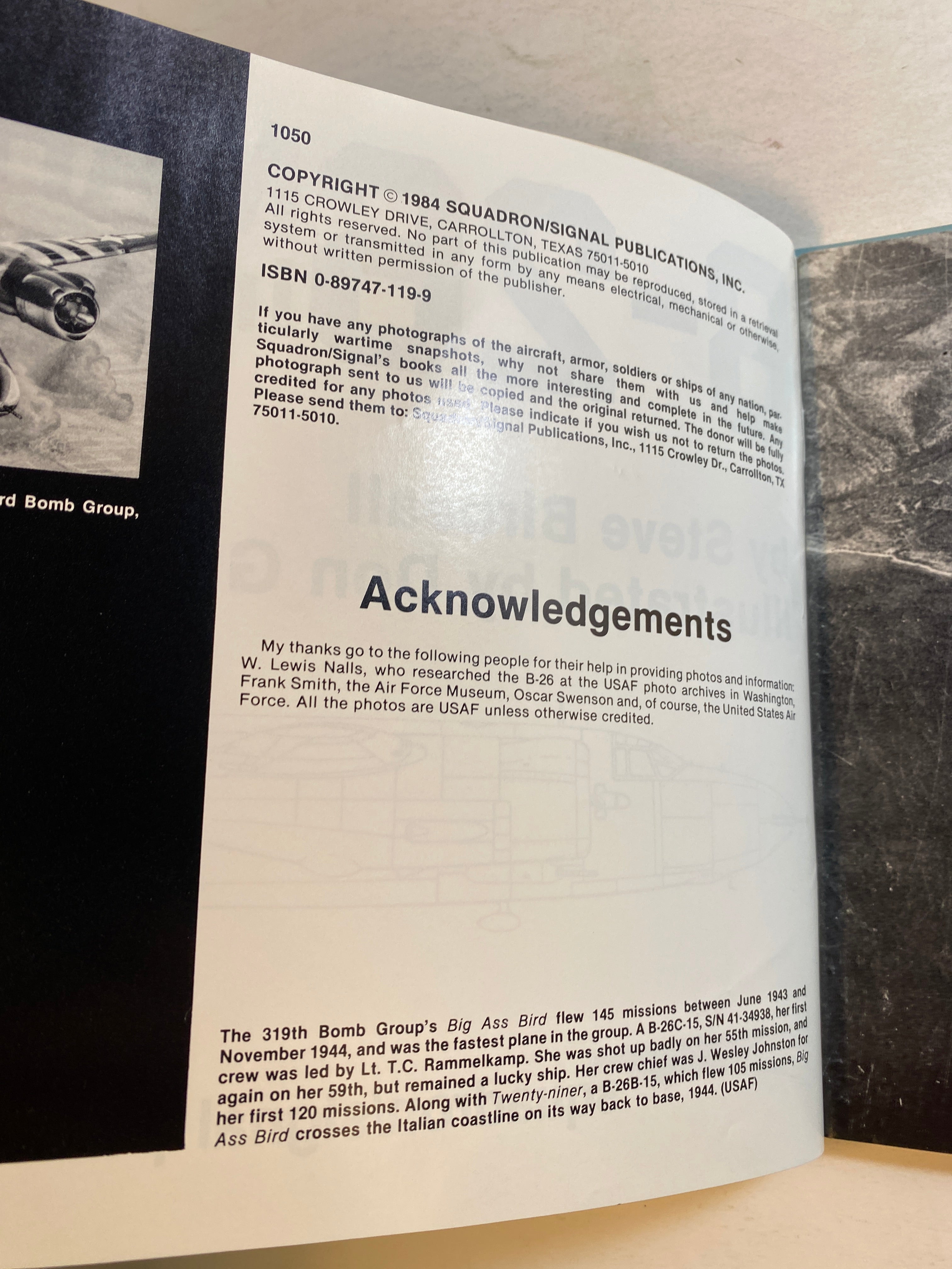 Lot of 2 In Action Booklets B-25 Mitchell B-26 Marauder 1978-1984