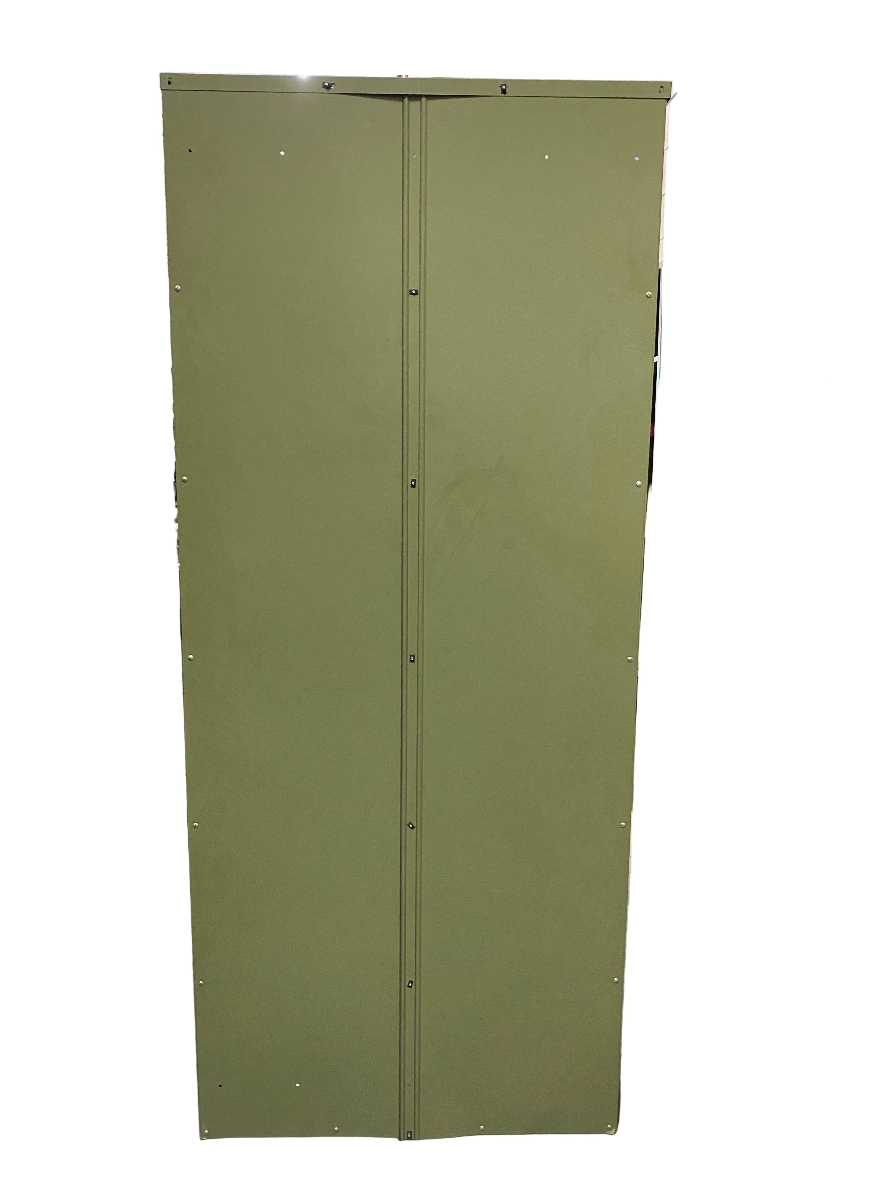 Steelcase Green Metal  7 Tier Shelf