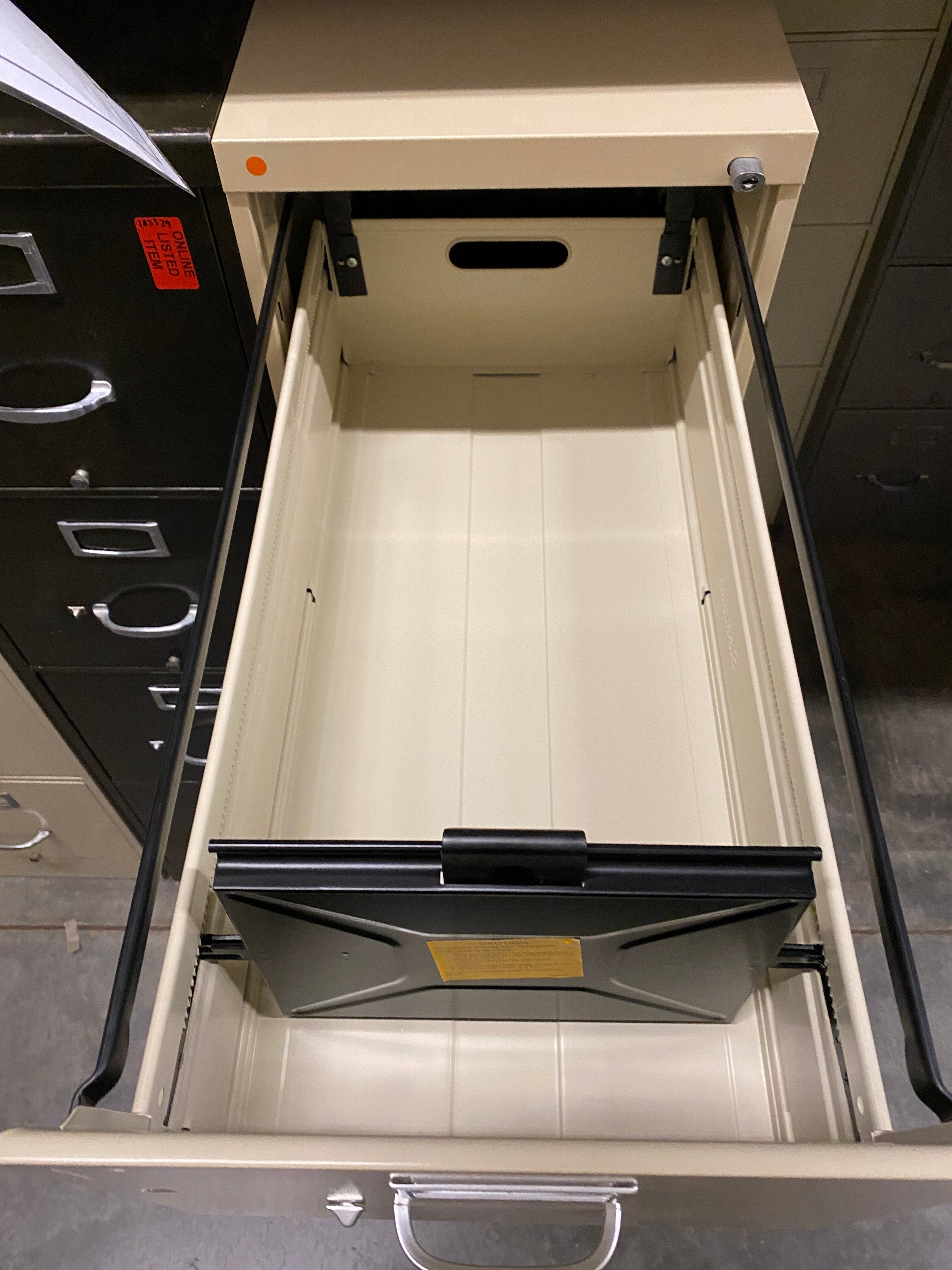 Steelcase Tan 4 Drawer Filing Cabinet