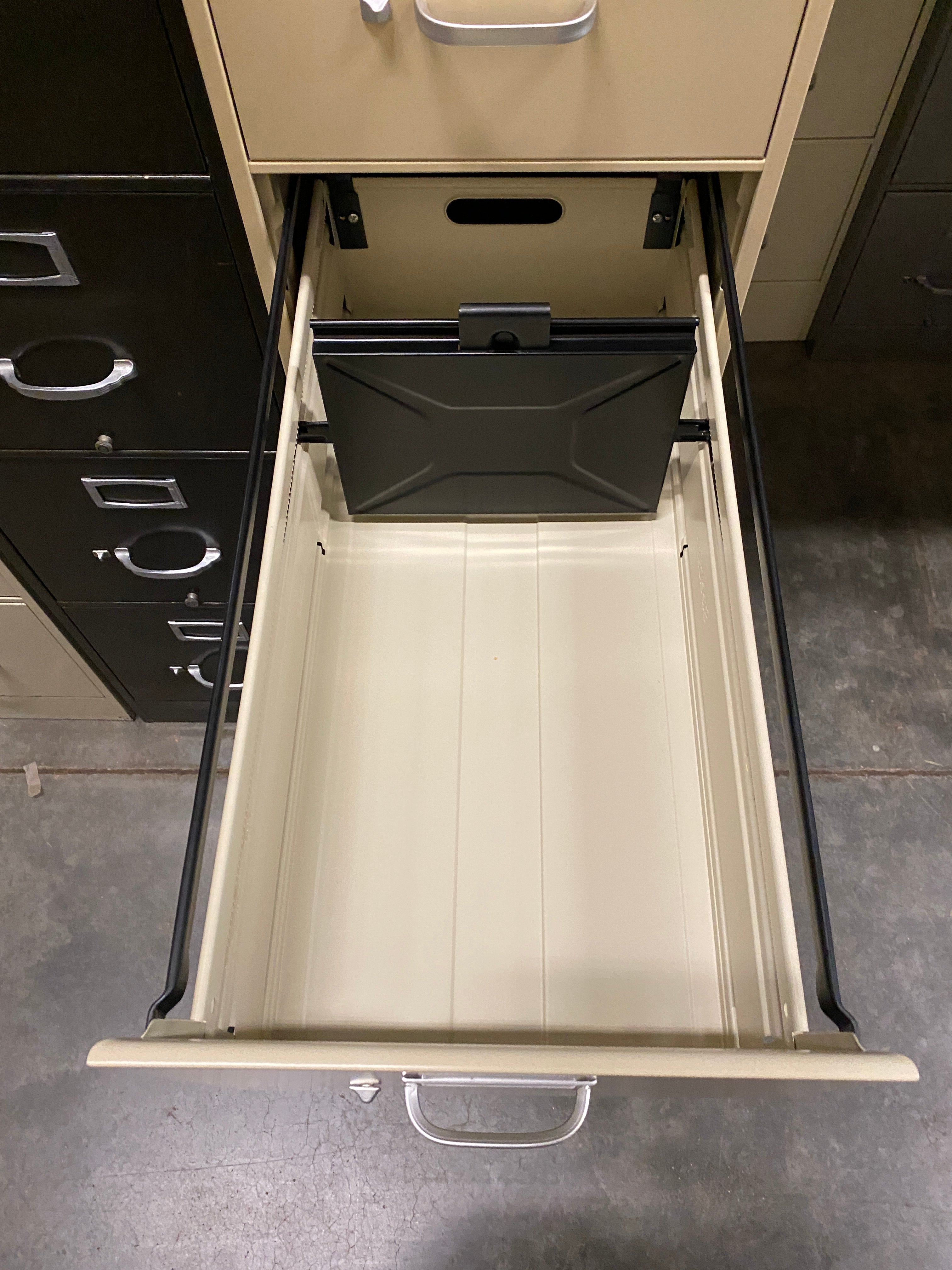 Steelcase Tan 4 Drawer Filing Cabinet
