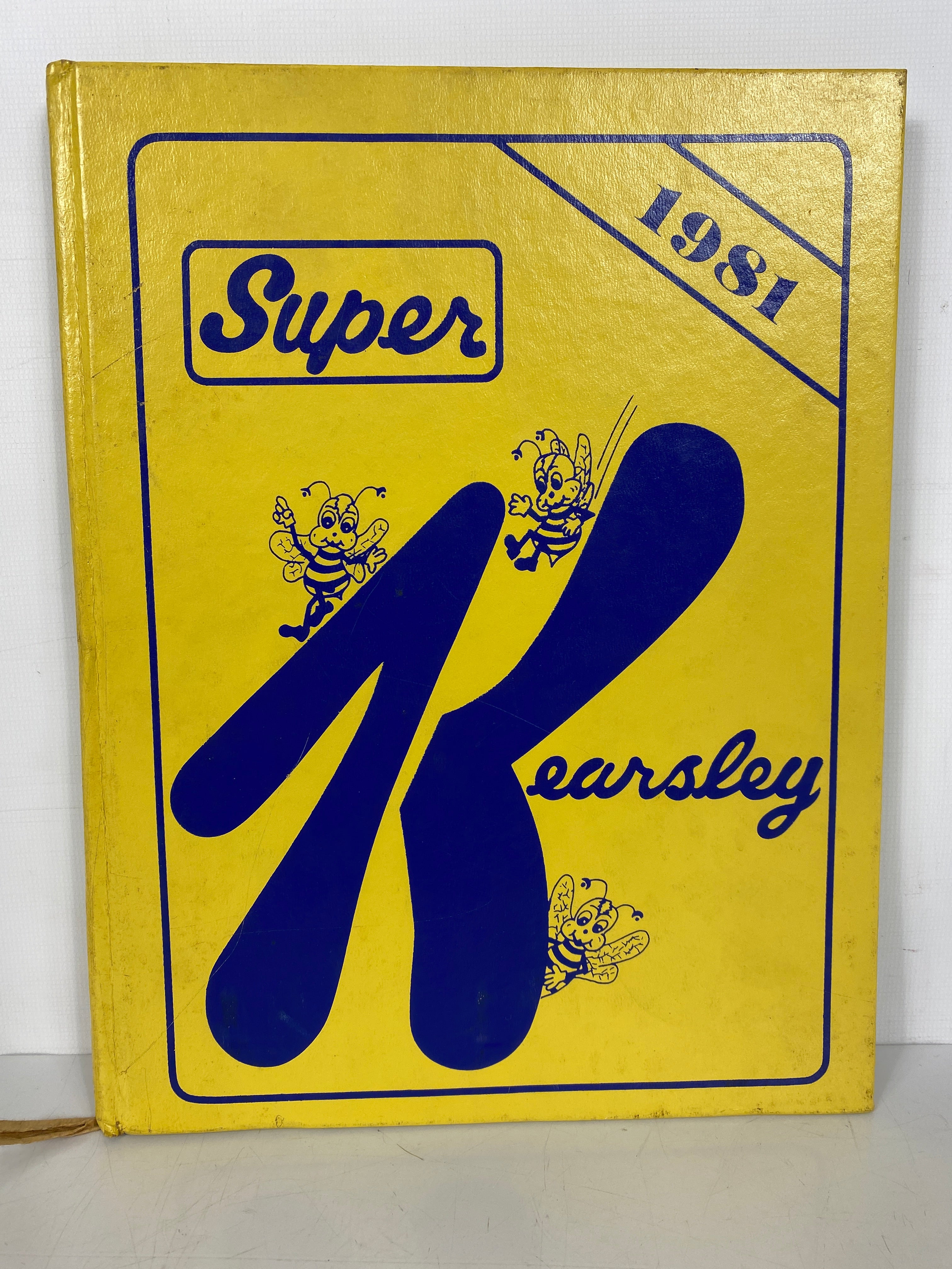 1981 Kearsley High School Yearbook Flint Michigan w Supplement HC