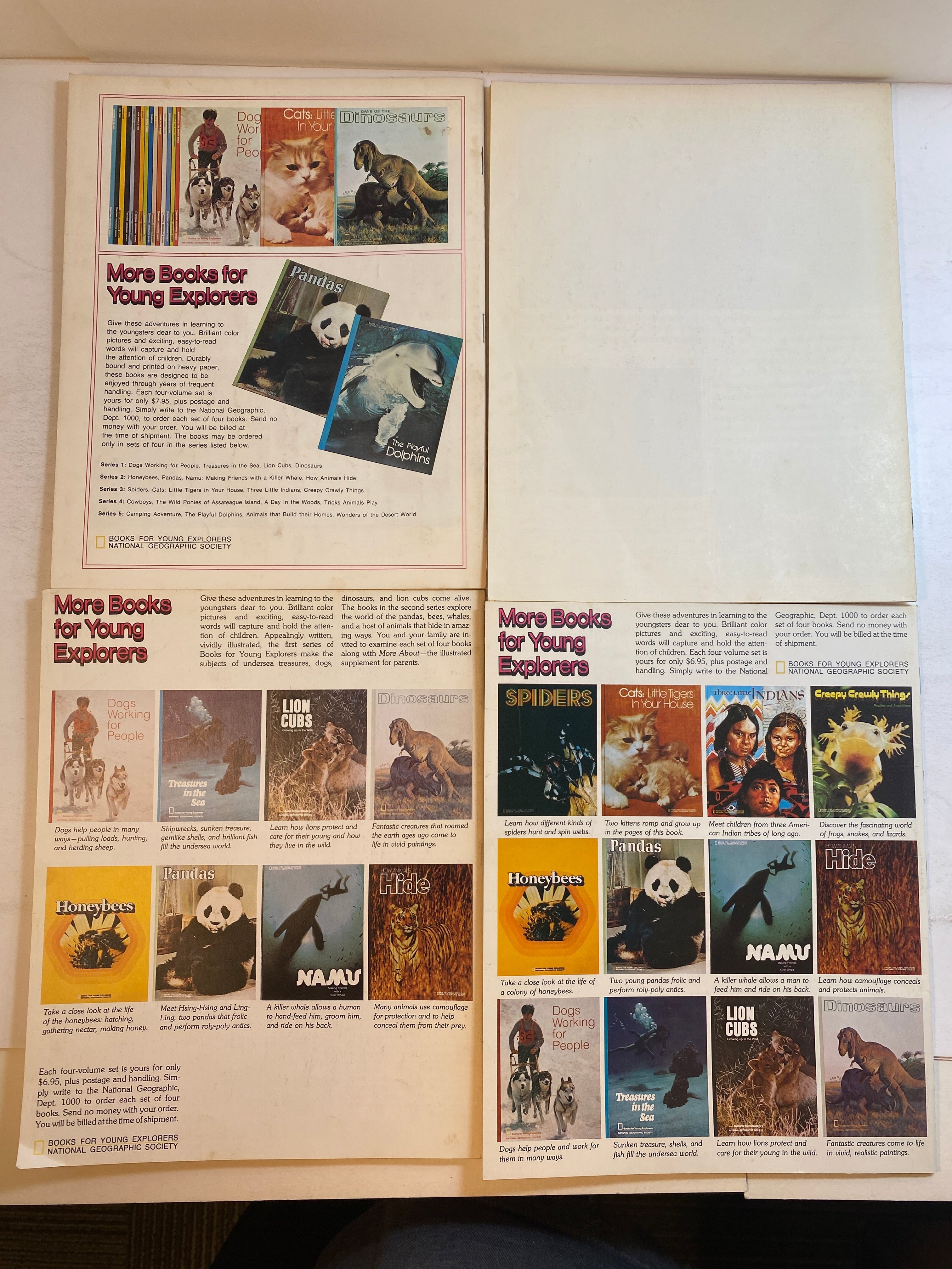 Lot of 9 More About.. Young Explorers Book Series National Geographic 1972-1982