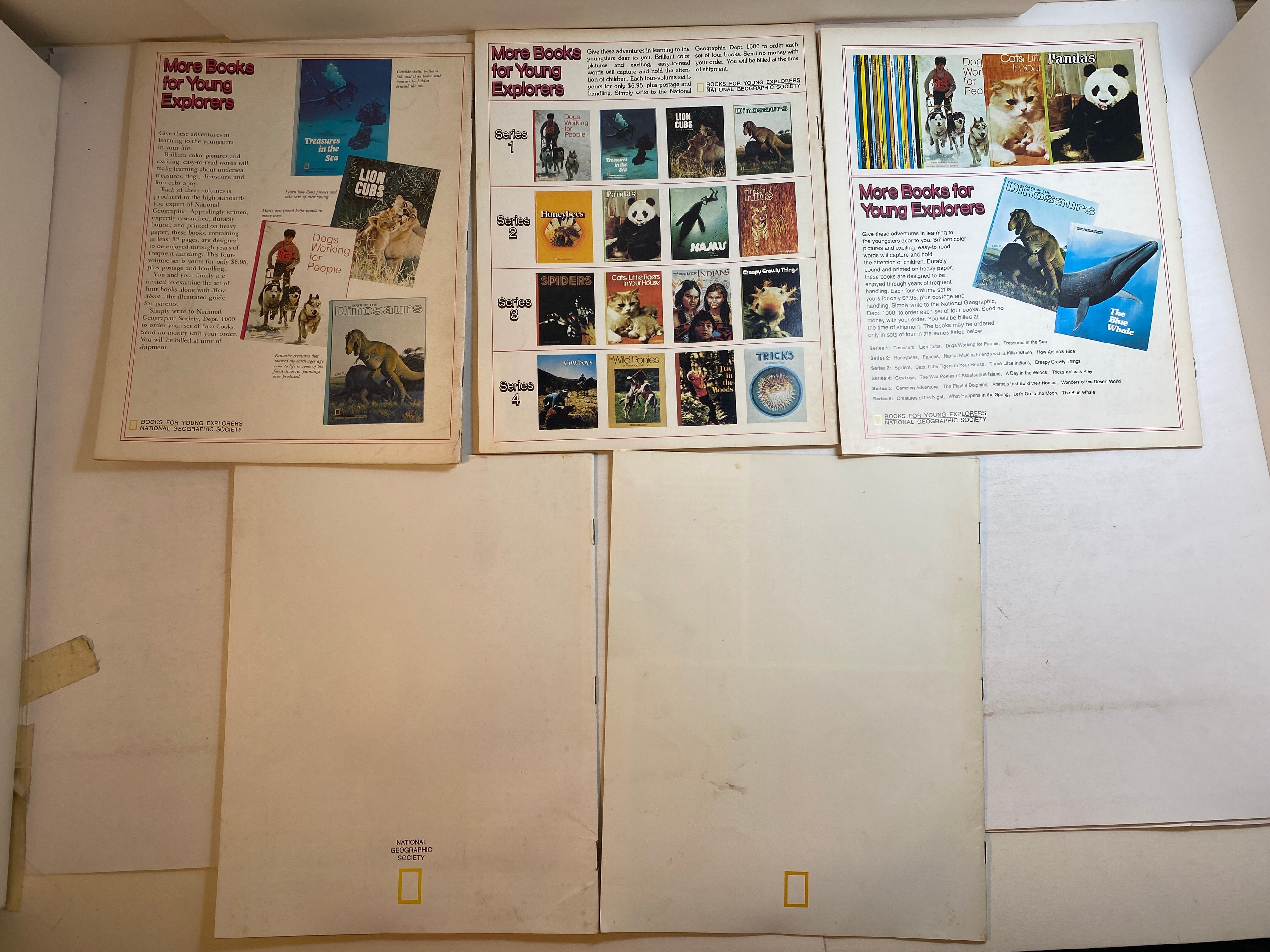 Lot of 9 More About.. Young Explorers Book Series National Geographic 1972-1982