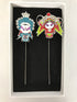 Set of 2 Metal Bookmarks China National Essence Culture Collections #2