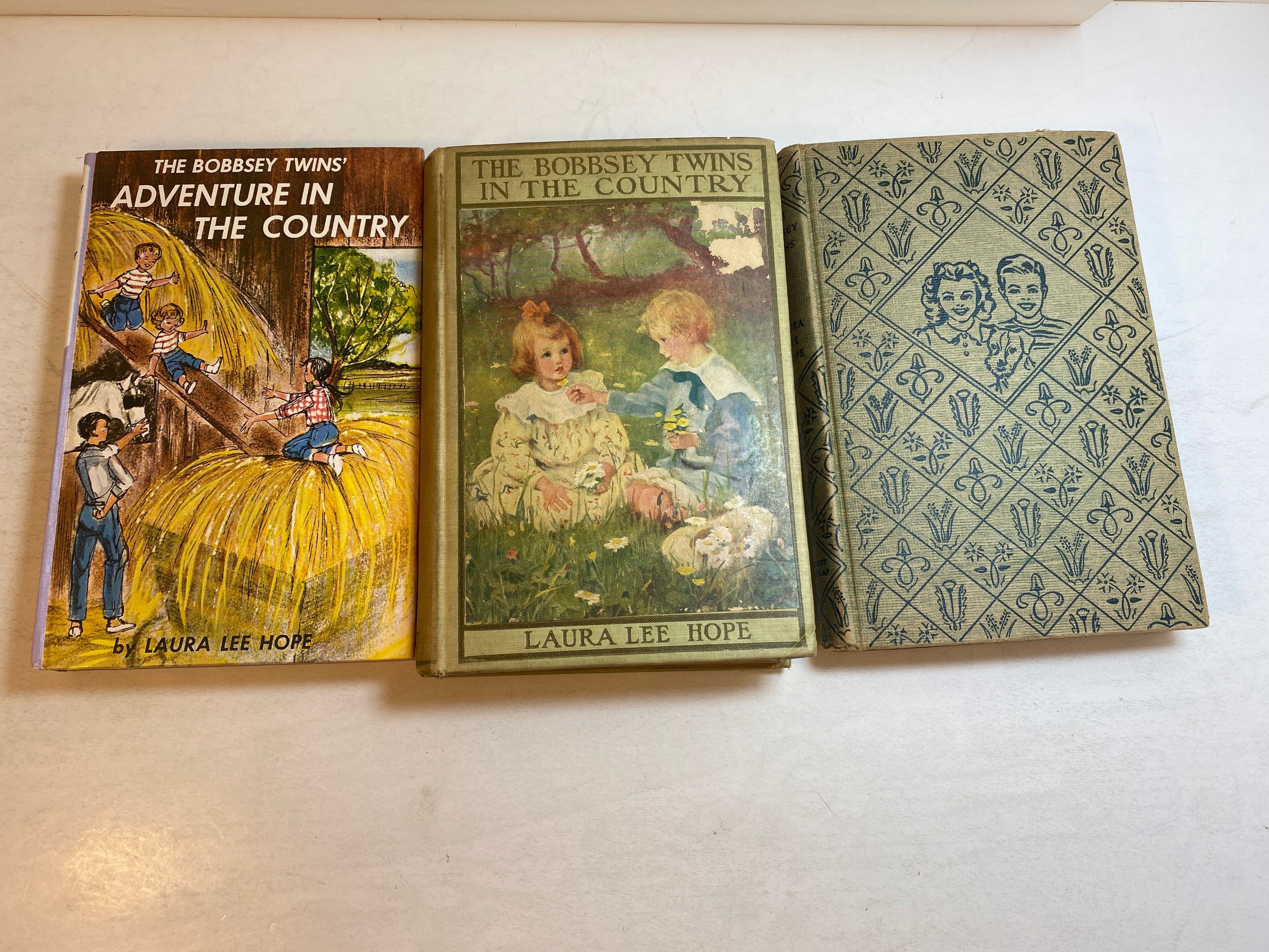 Lot of 3 Vintage Bobbsey Twins Books 1907-1961