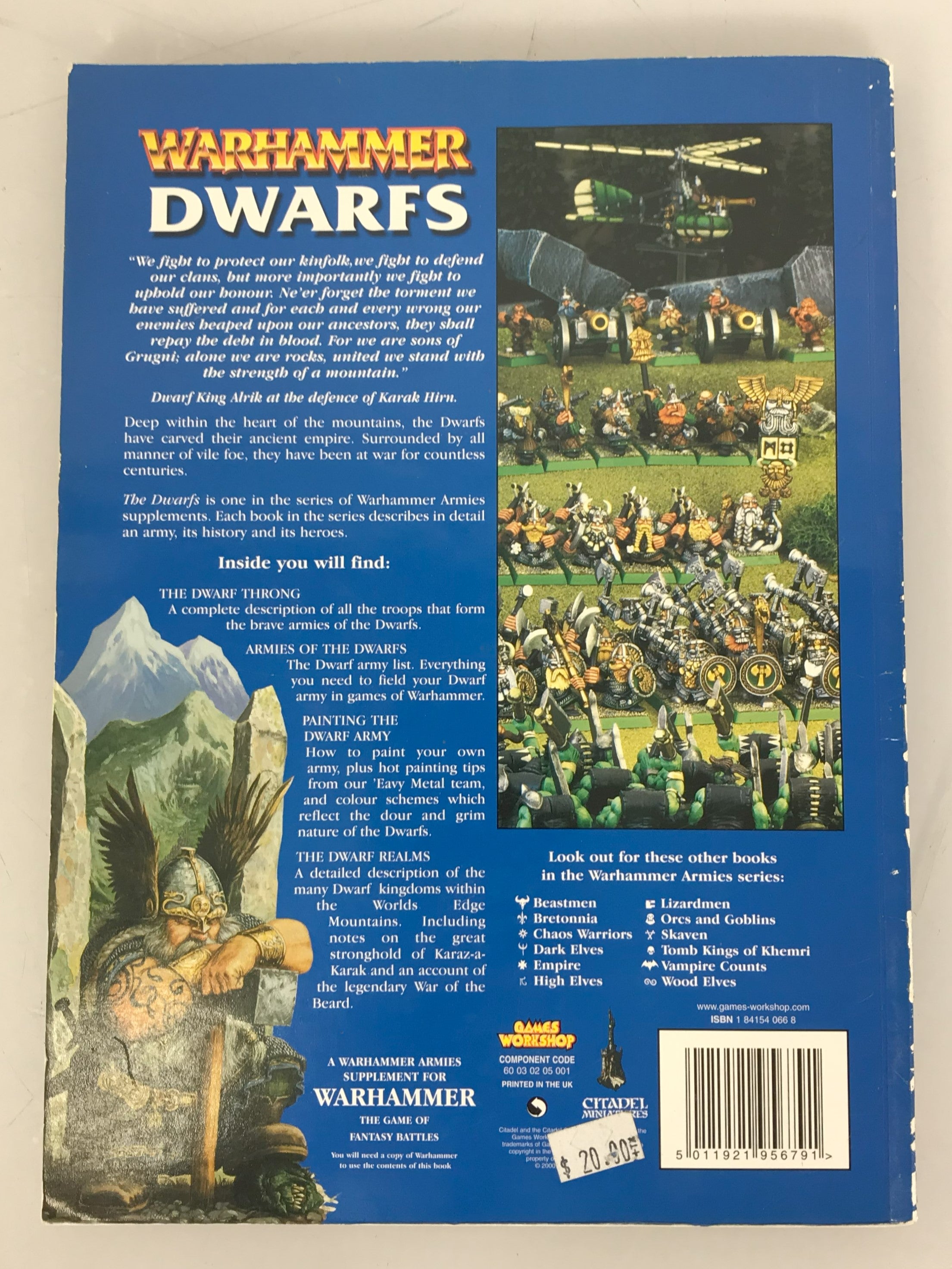 Warhammer Armies: Dwarves 2000 RPG