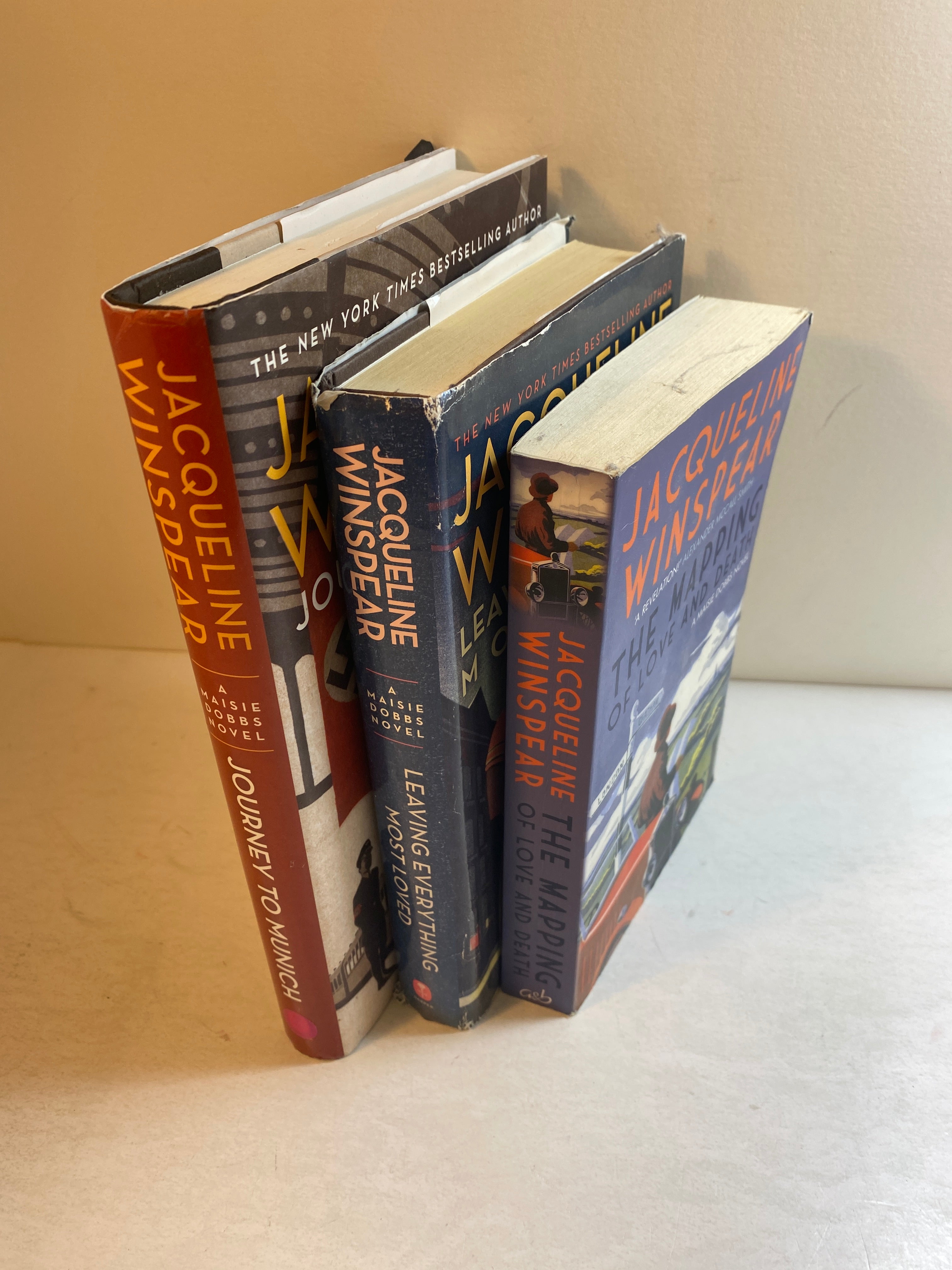 Lot of 3 Jacqueline Winspear Maisie Dobbs Novels 2010-2016